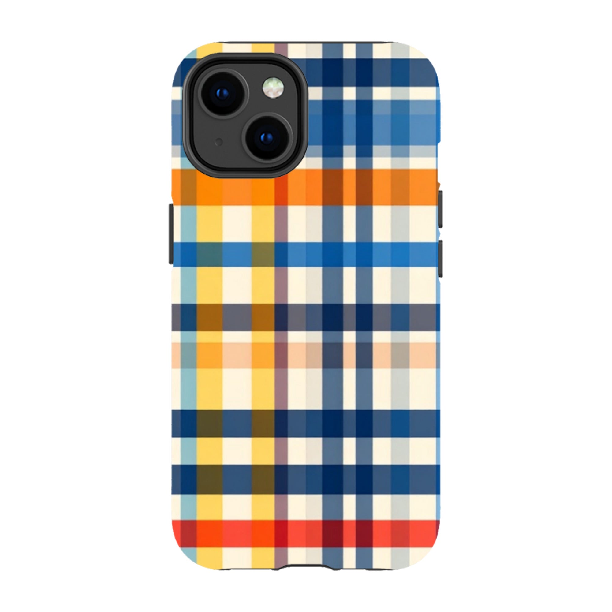 iPhone Tough Case - Barcelona Gingham