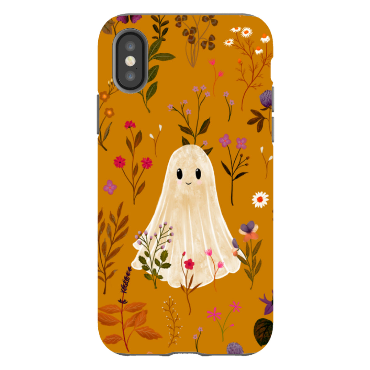 iPhone Tough Case - Ghost in the Garden - Spice Multi By Katherine Quinn