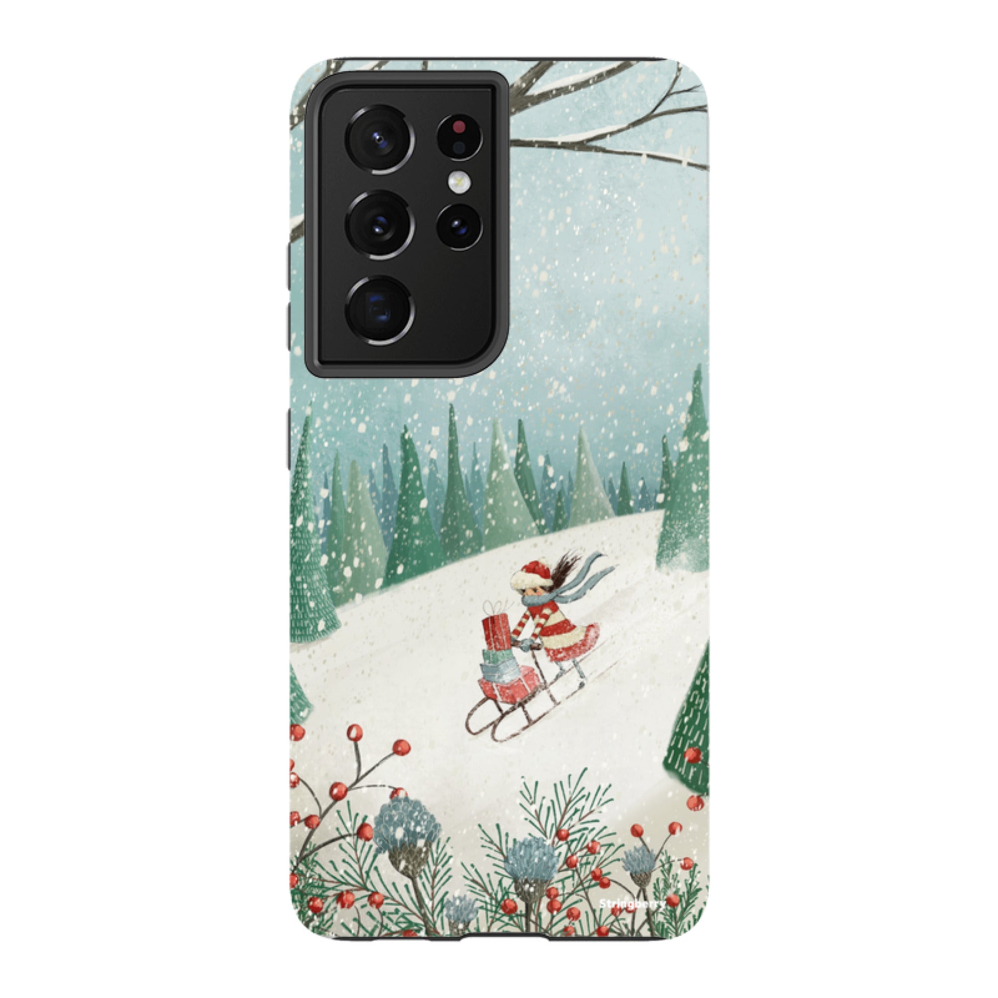 Samsung Tough Case - Sleigh Delivery By Maja Lindberg