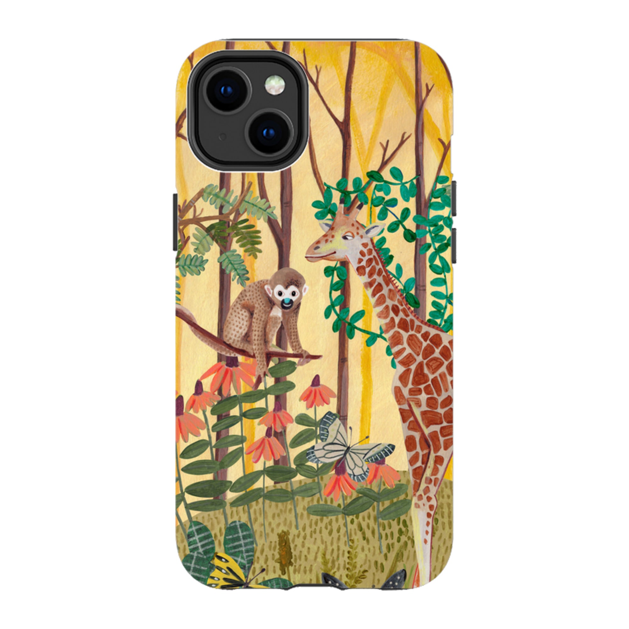iPhone Tough Case - Giraffe By Caroline Bonne Muller