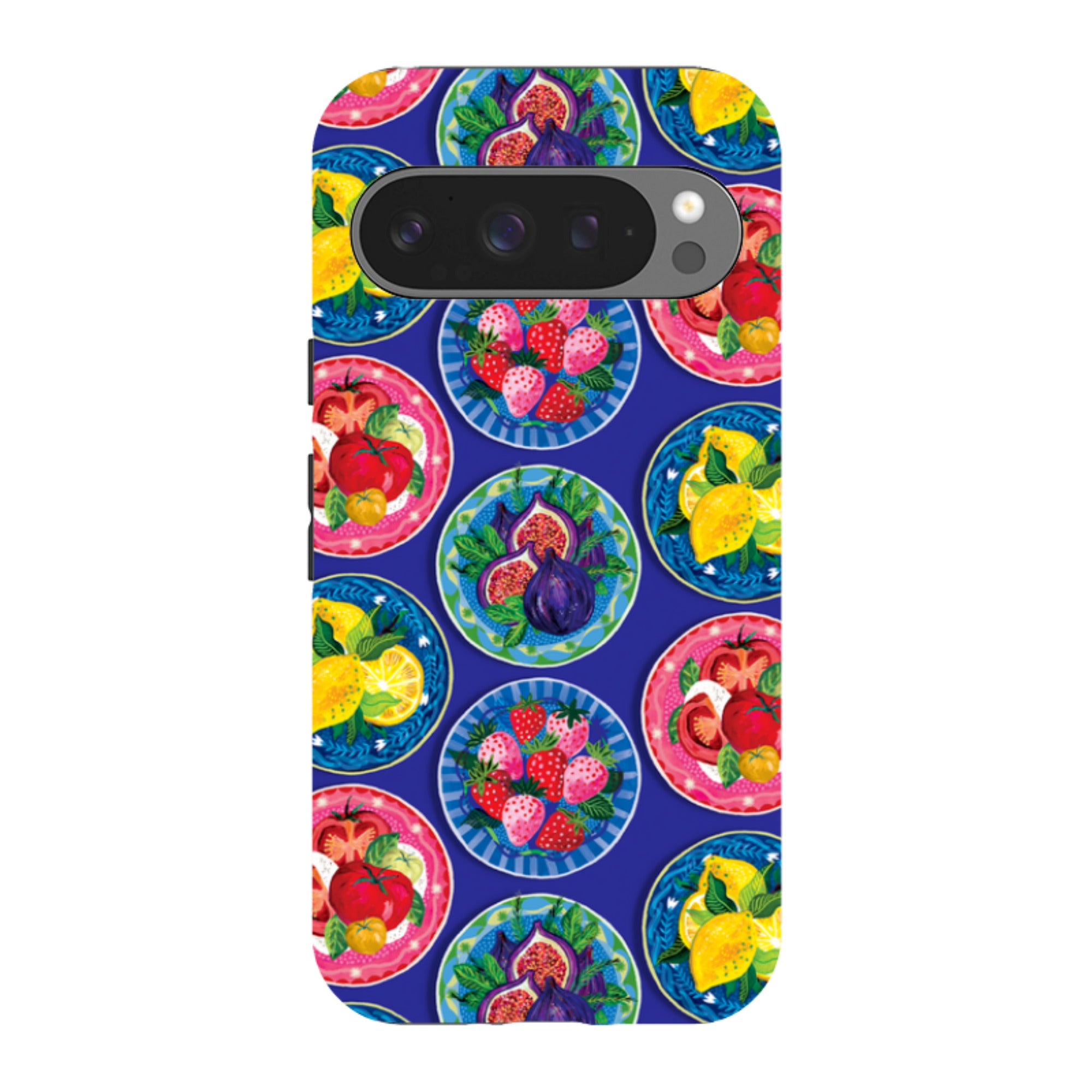 Google Tough Case - Summer Plates Blue By Emma Frances Grant