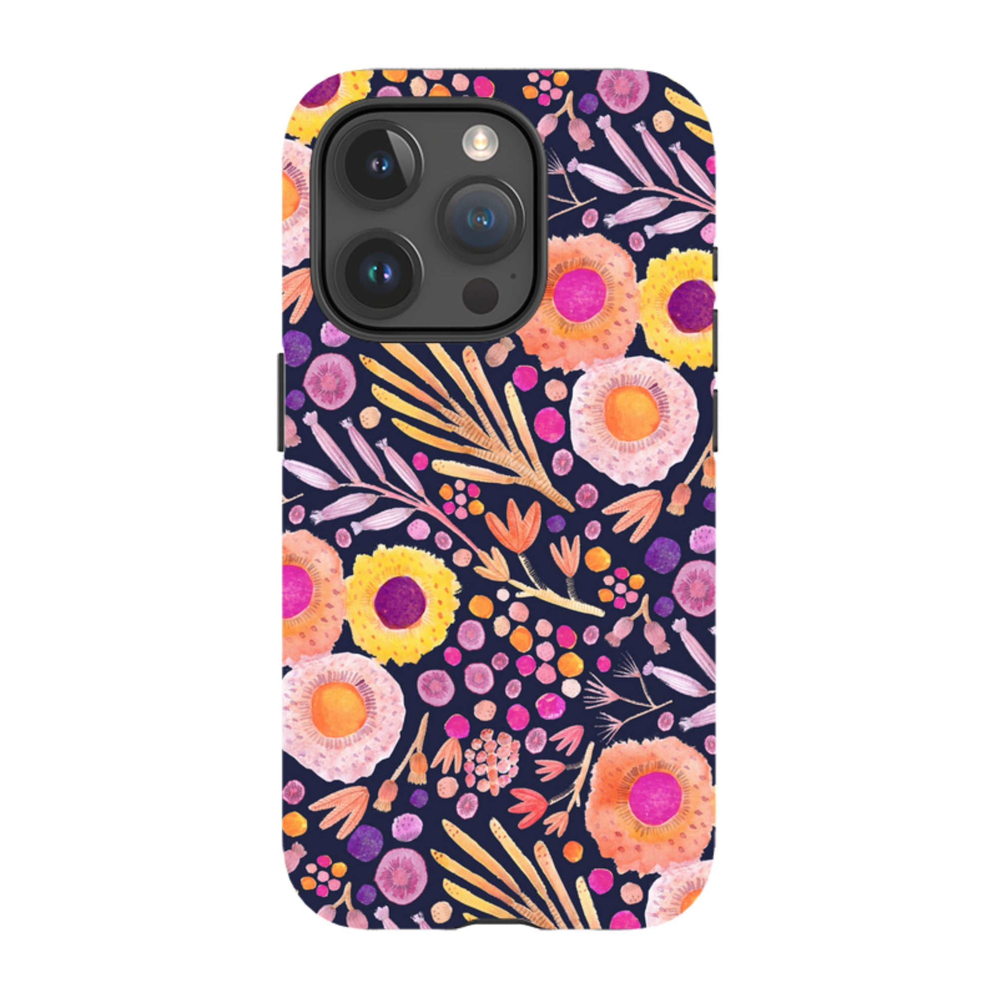 iPhone Tough Case - Floral Passion By Gabriela Larios
