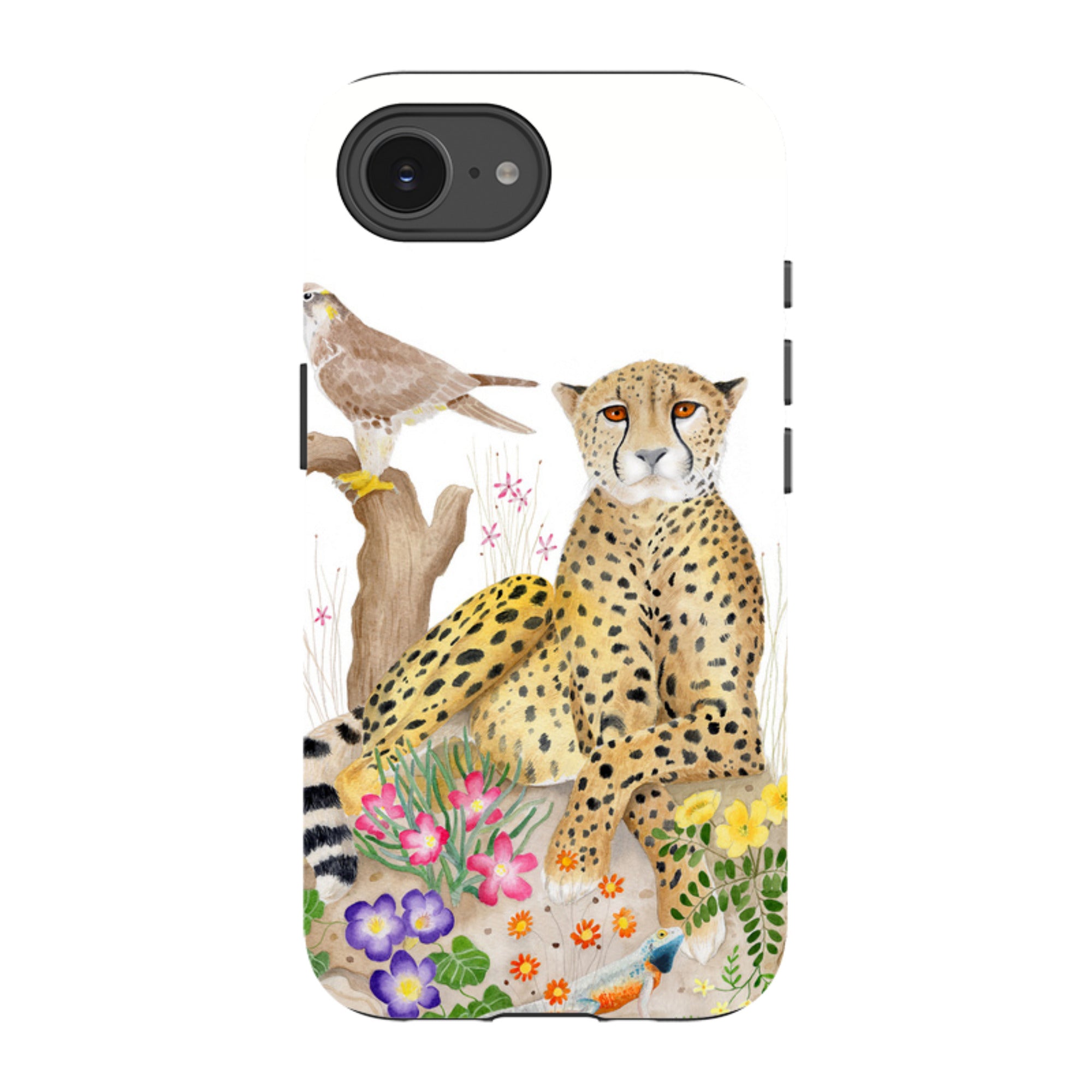 iPhone Tough Case - Botswana Cheetah By Bex Parkin