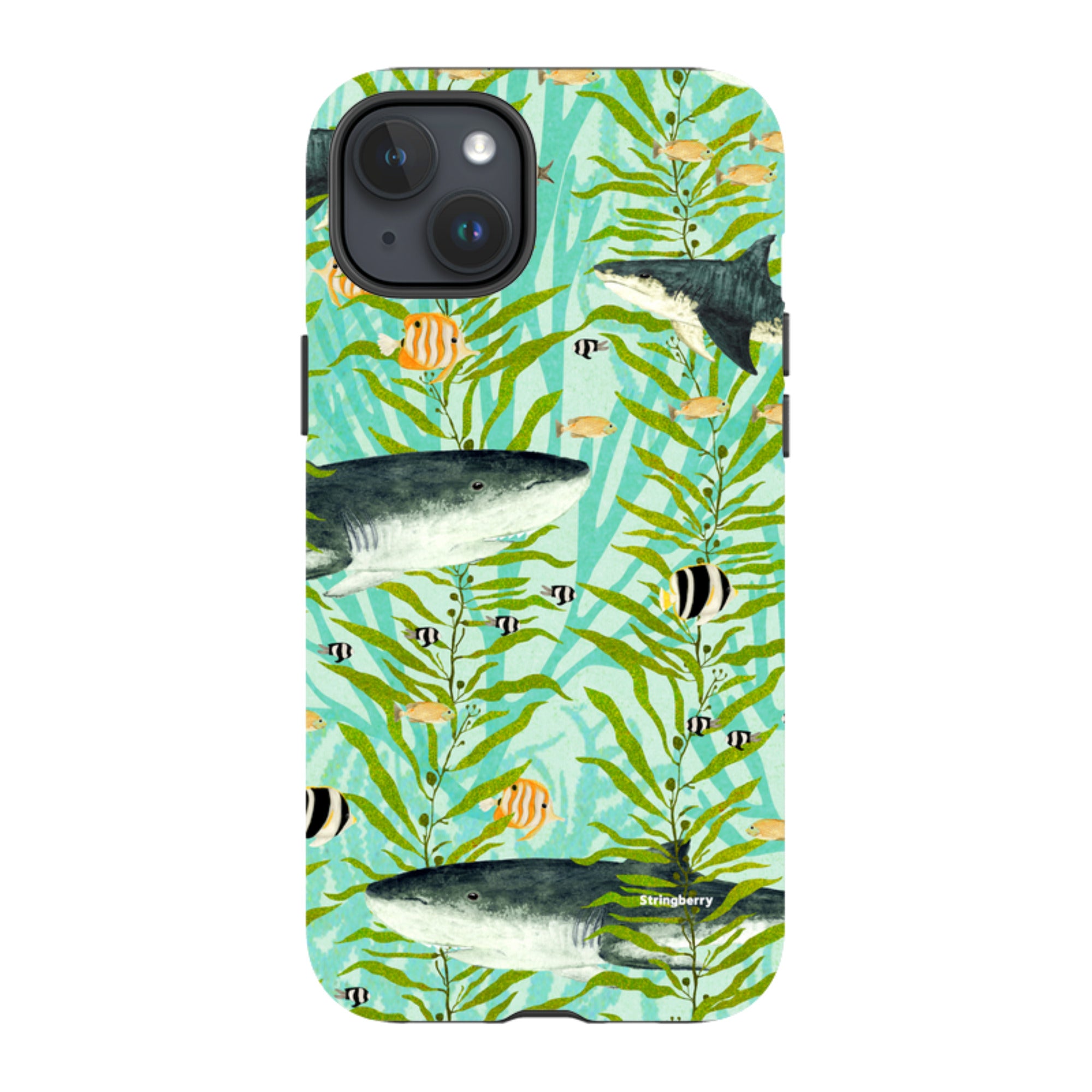 iPhone MagSafe Tough Case - Shark Reef By Katherine Quinn