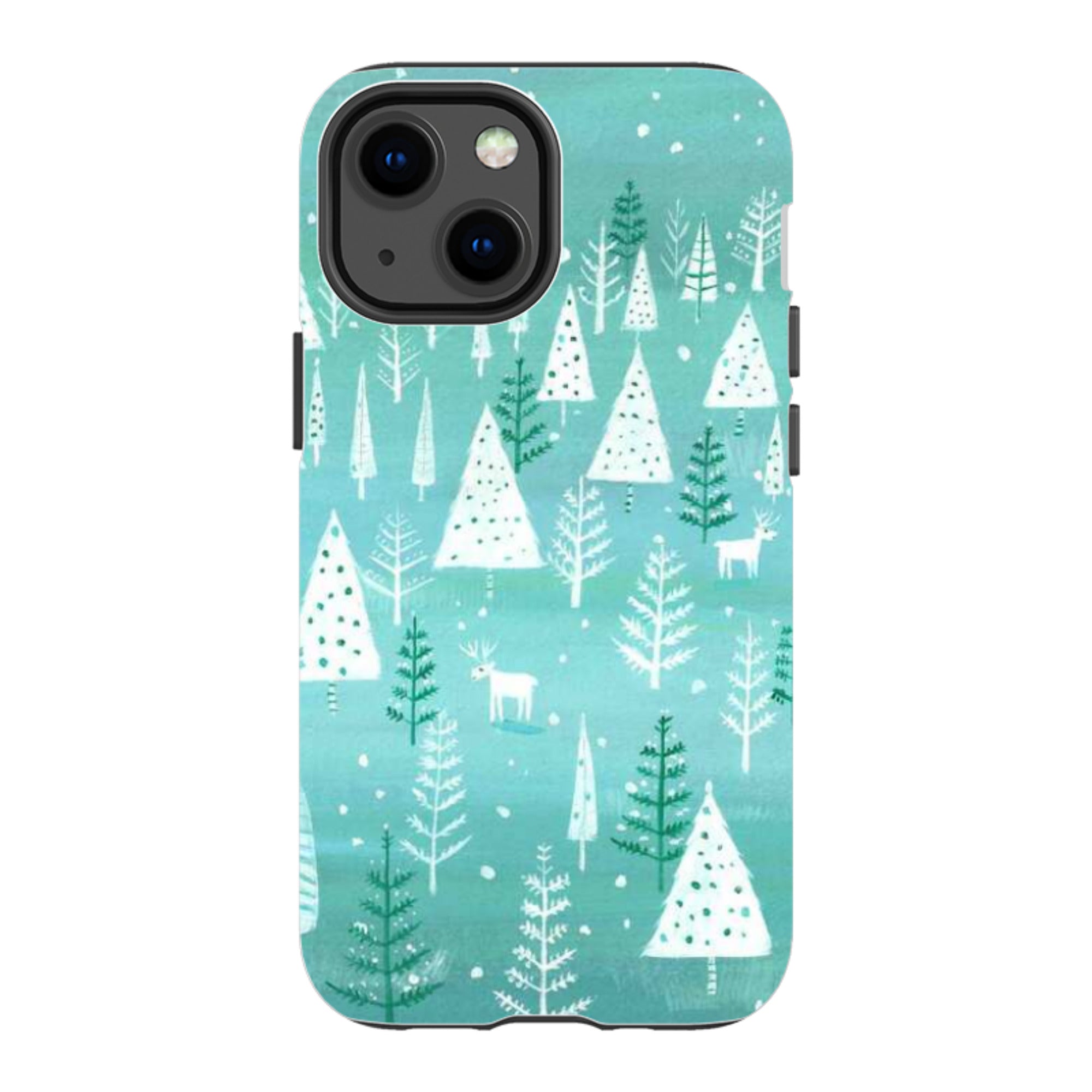 iPhone Tough Case - Teal Tundra By Mary Stubberfield