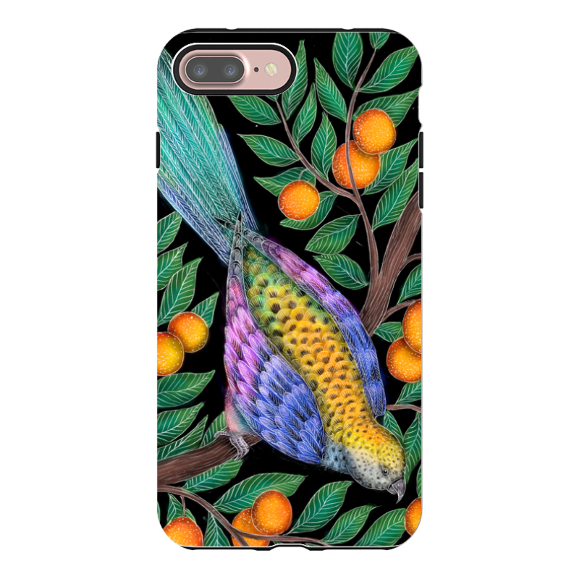iPhone Tough Case - Parrot By Catherine Rowe