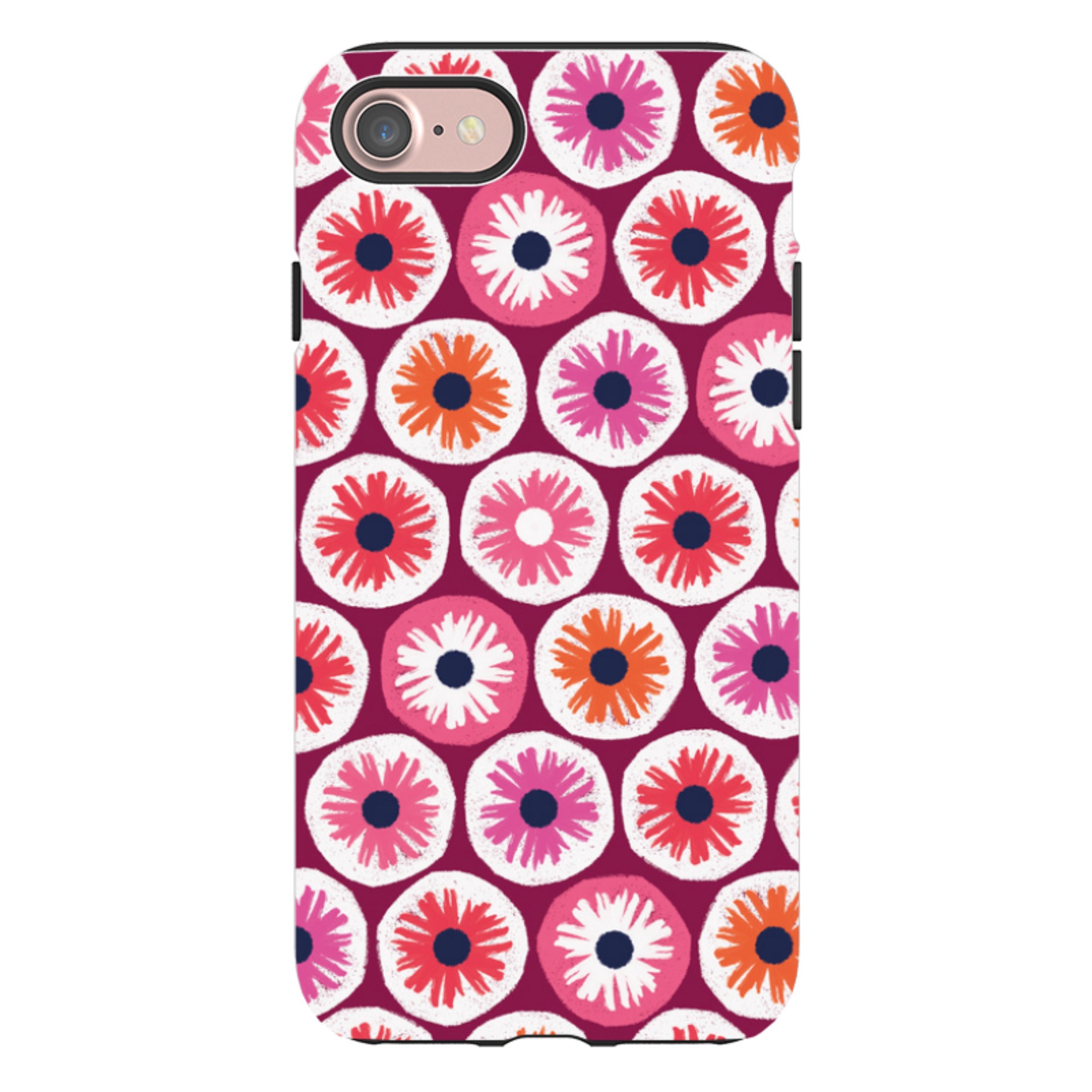 iPhone Tough Case - Penny Flowers Red By Ali Brookes