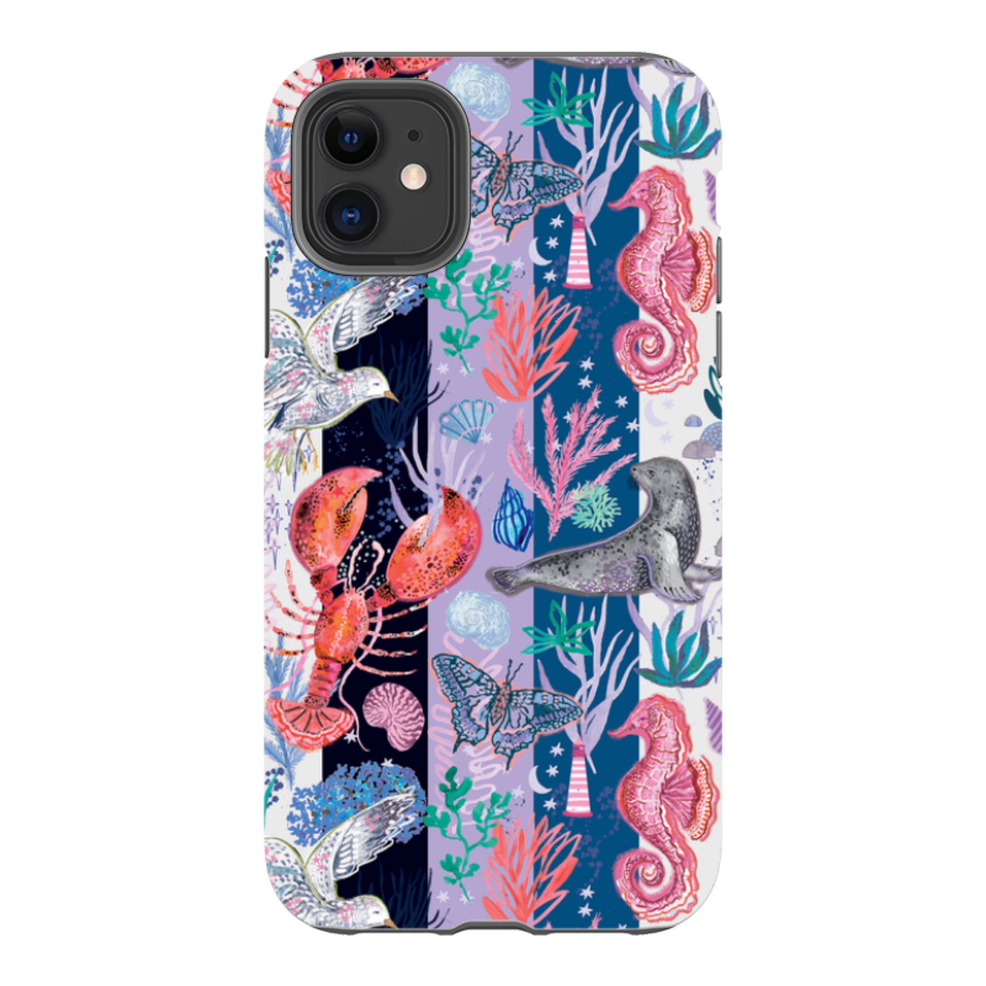 iPhone Case - Coastal Calling Stripe III By Emma Frances Grant