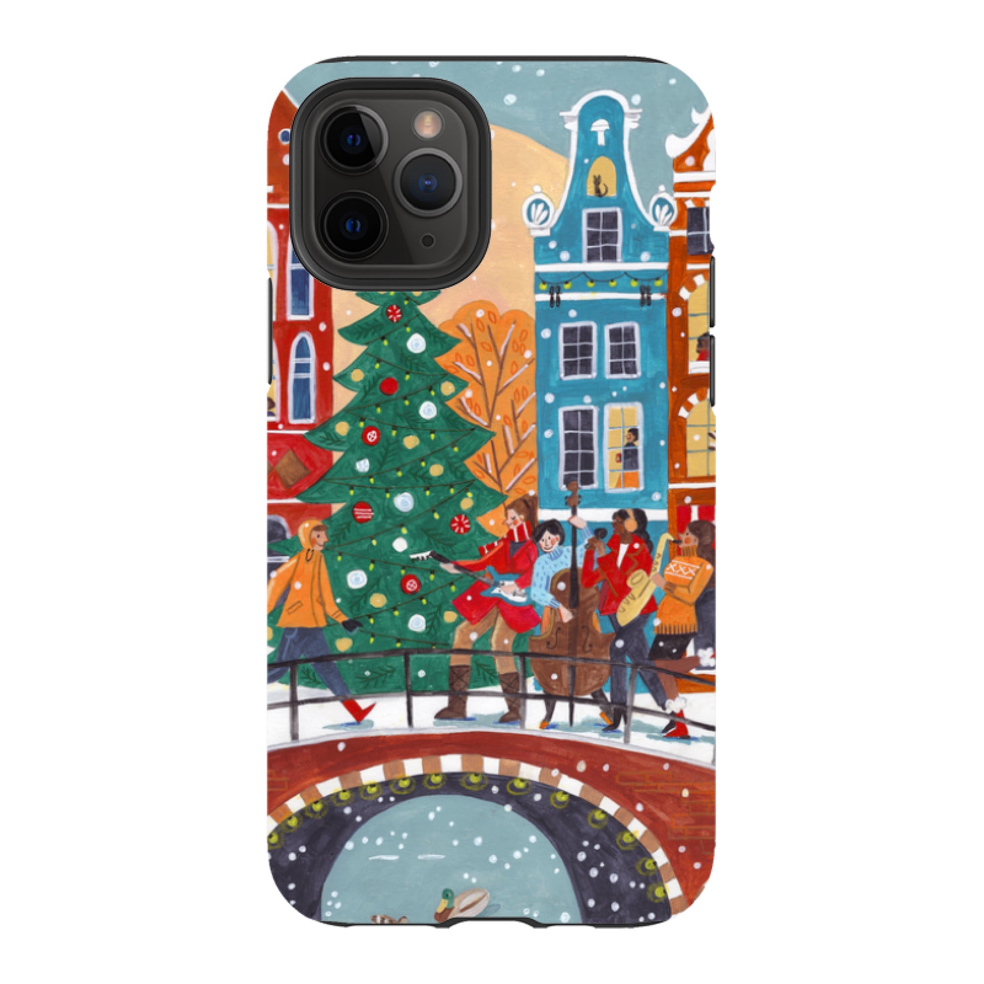 iPhone Tough Case - Christmas Music Amsterdam By Caroline Bonne Muller