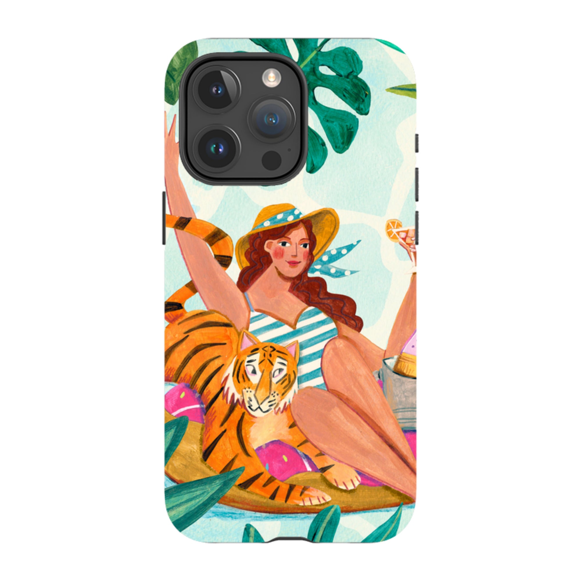 iPhone Tough Case - Pool By Caroline Bonne Muller