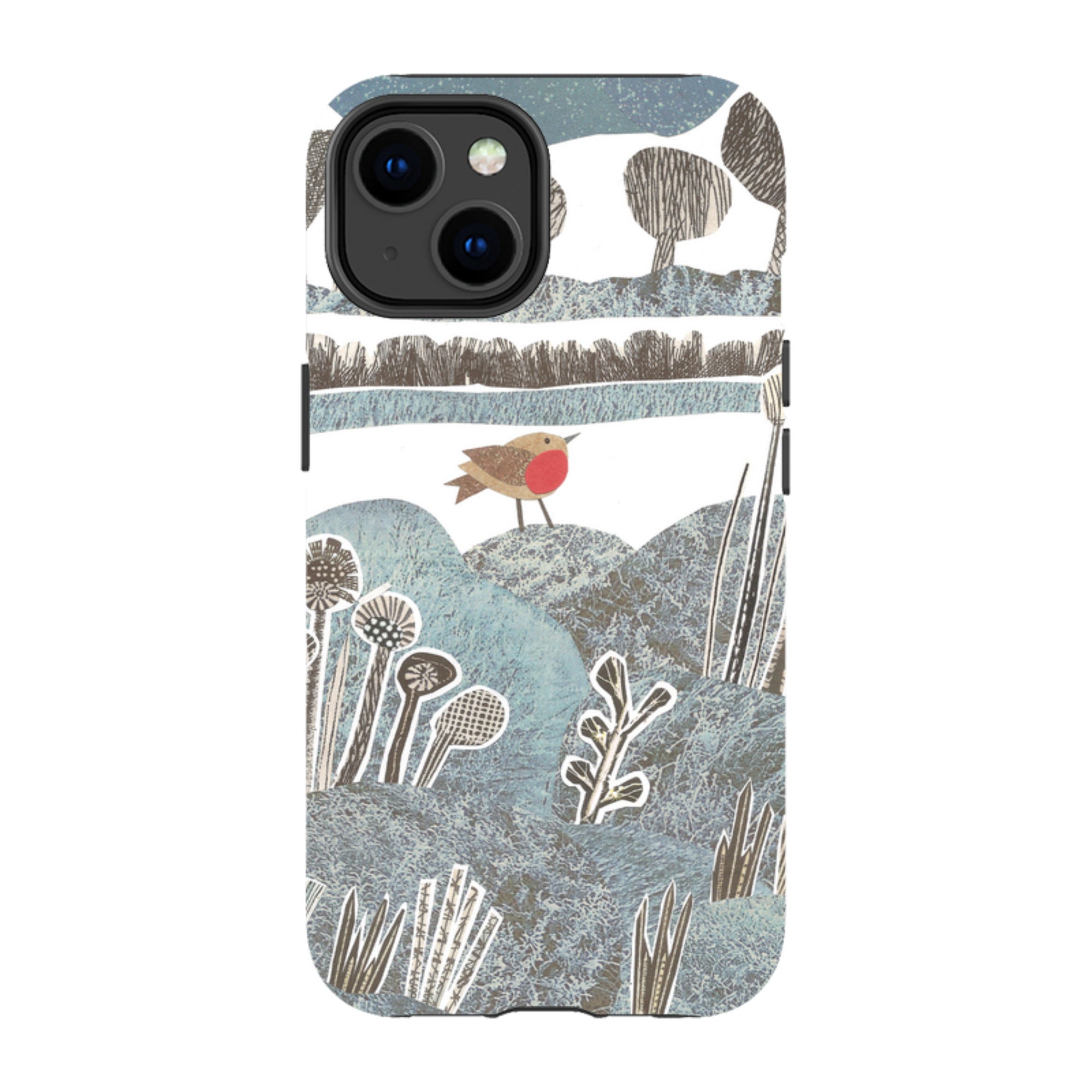iPhone Tough Case - Frost Robin By Jane Robbins