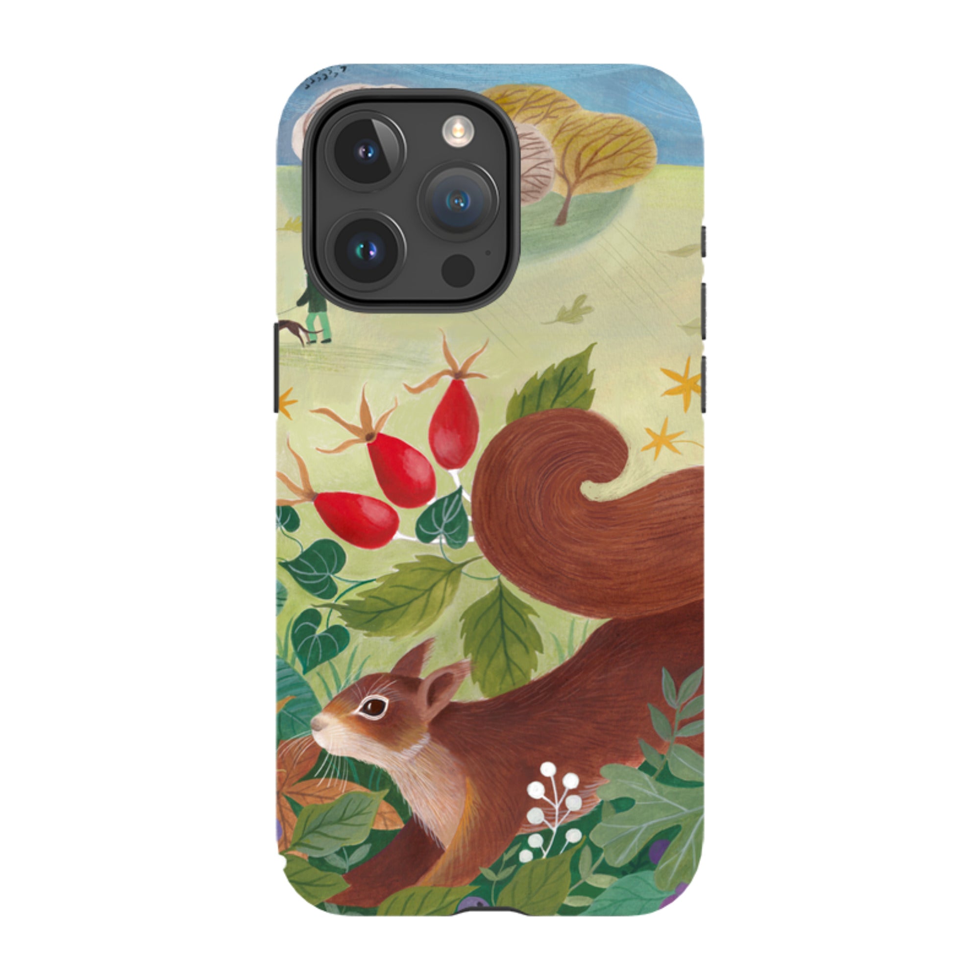 iPhone Tough Case - Autumn Squirrel By Bex Parkin