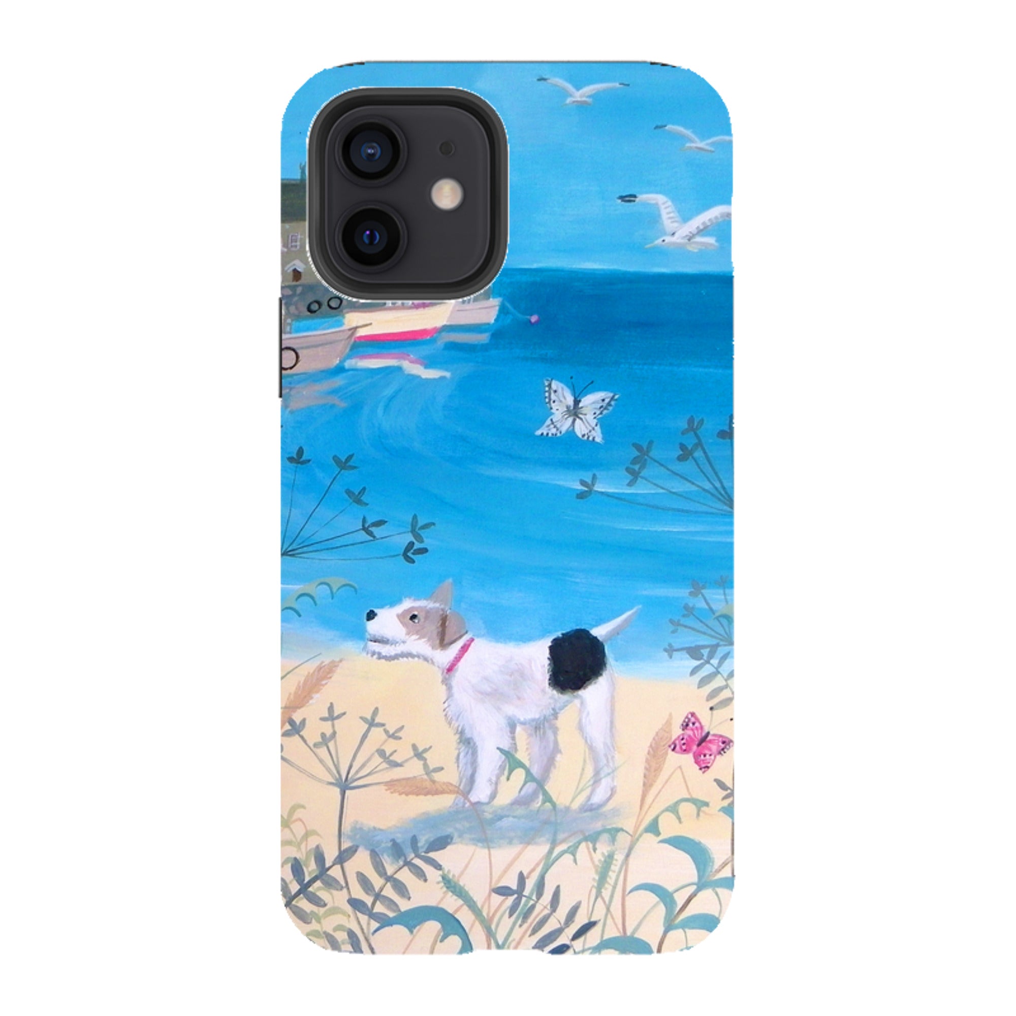 iPhone Tough Case - Seaside Dog By Mary Stubberfield