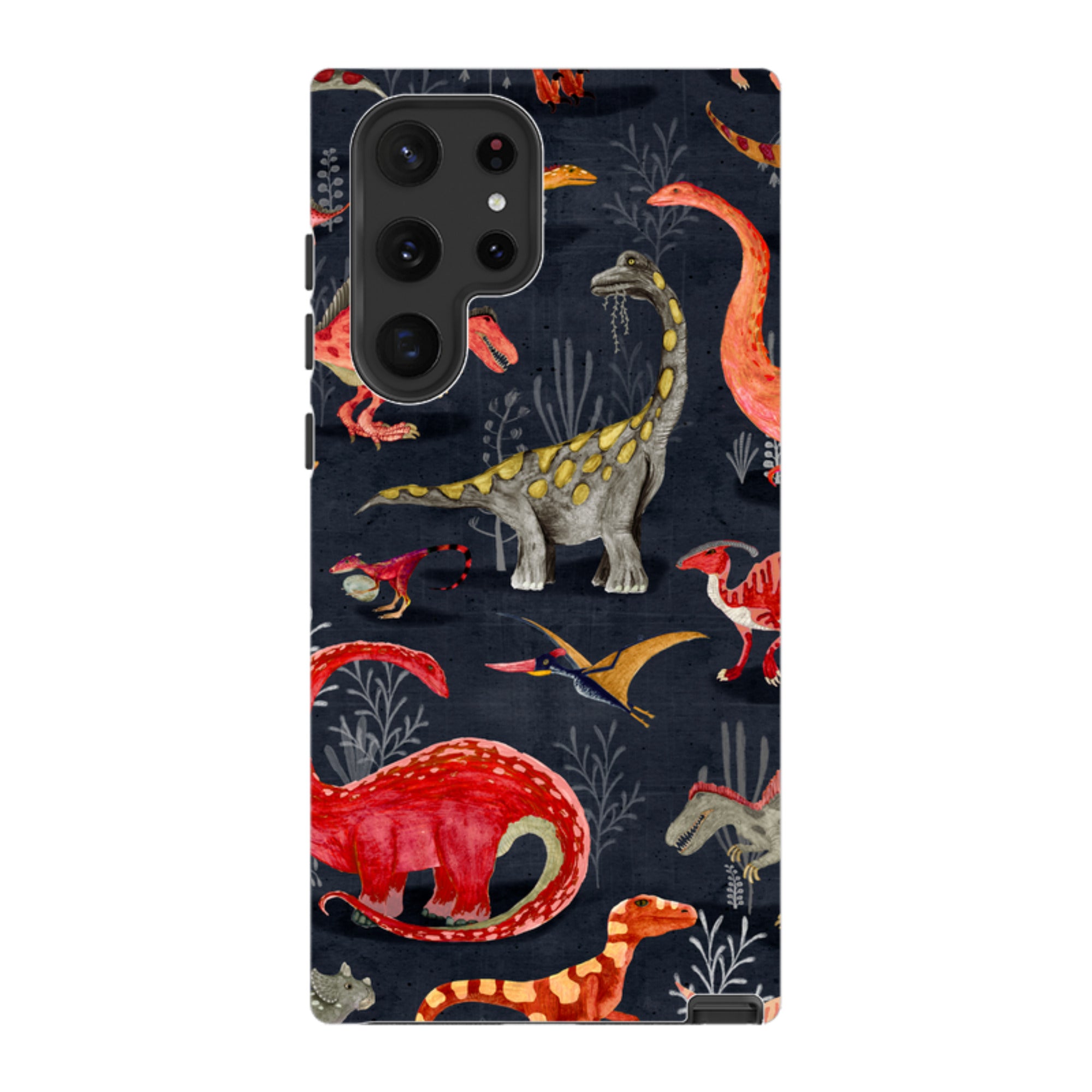 Samsung Tough Case - Parisian Dinosaurs By Katherine Quinn