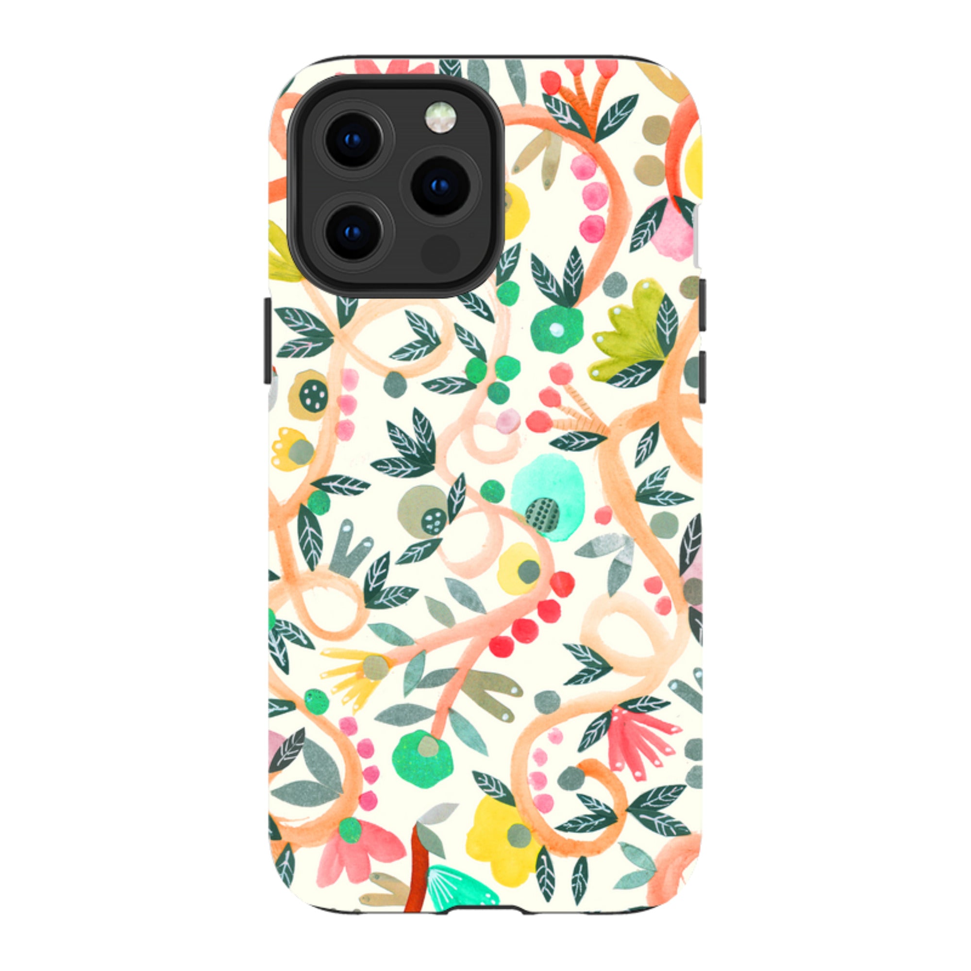 iPhone Tough Case - Floral By Gabriela Larios