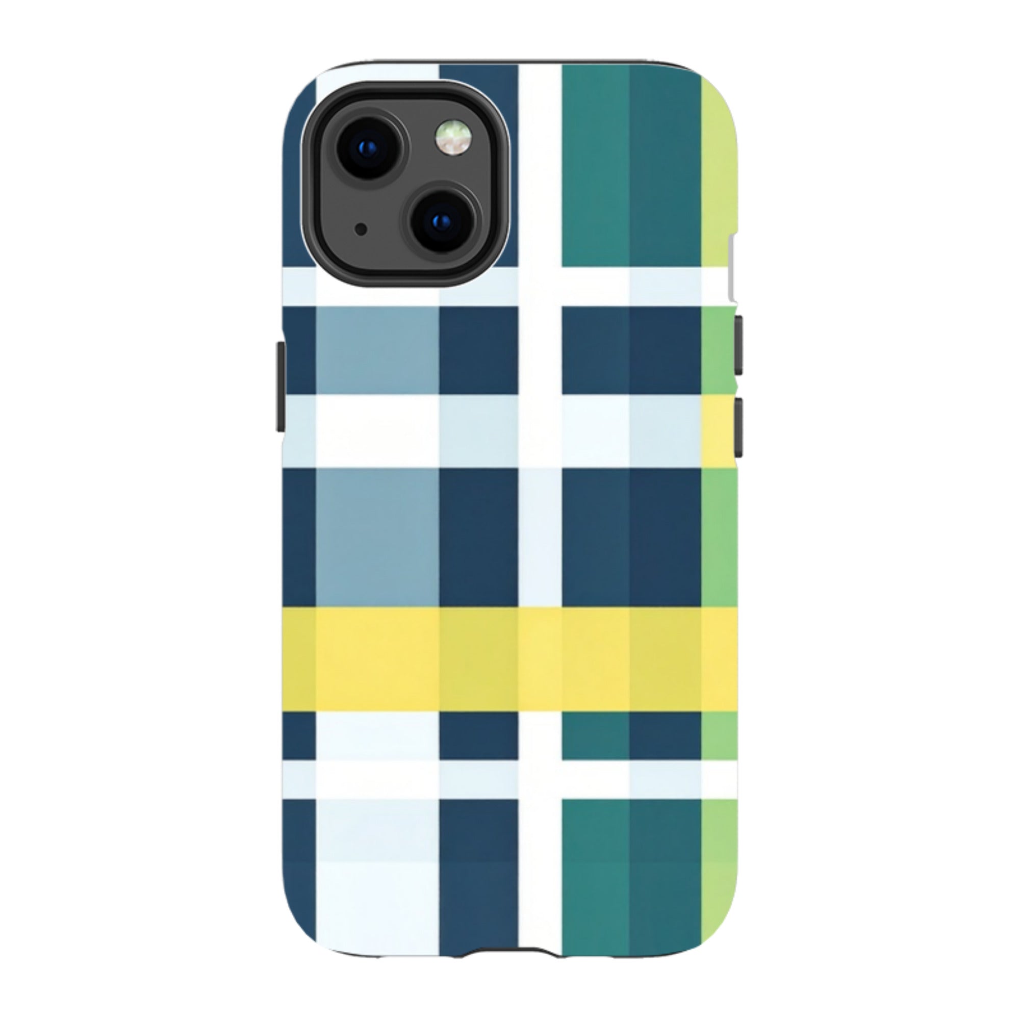 iPhone MagSafe Tough Case - Forest Gingham