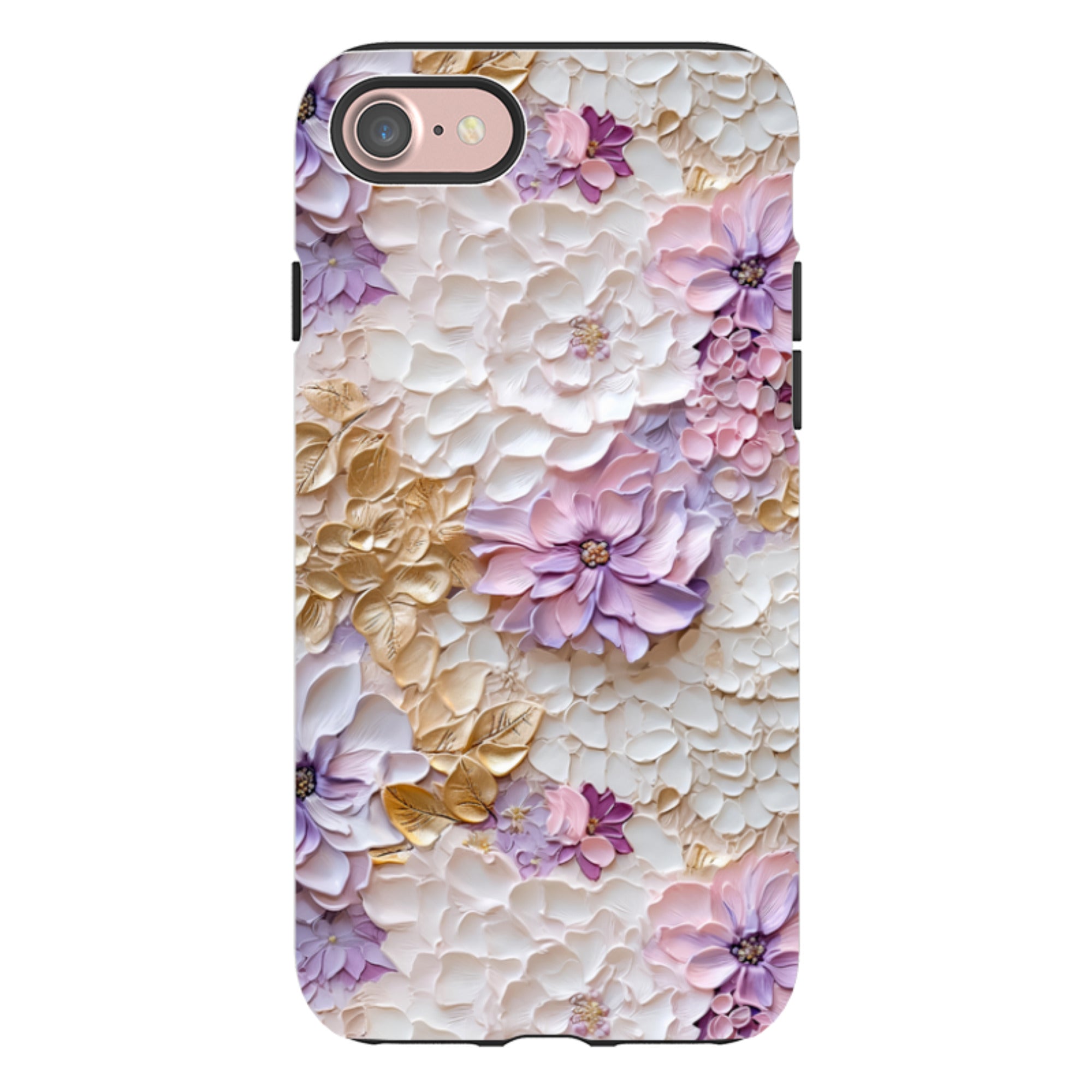 iPhone Tough Case -Gold & Mauve