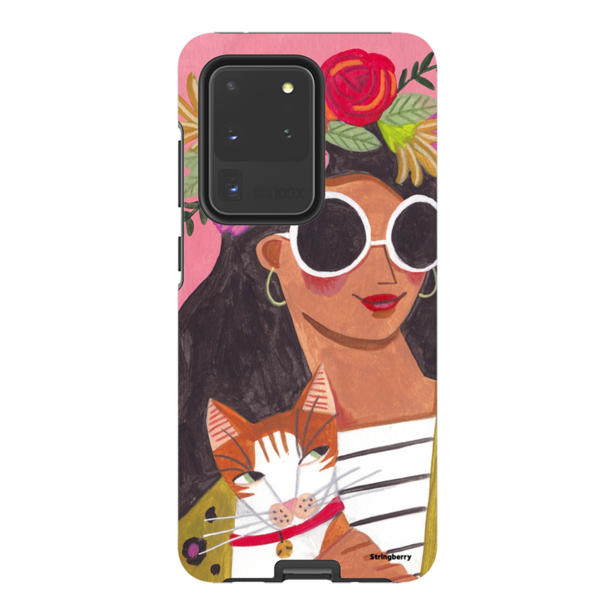 Samsung Tough Case - Woman & Cat By Caroline Bonne Muller