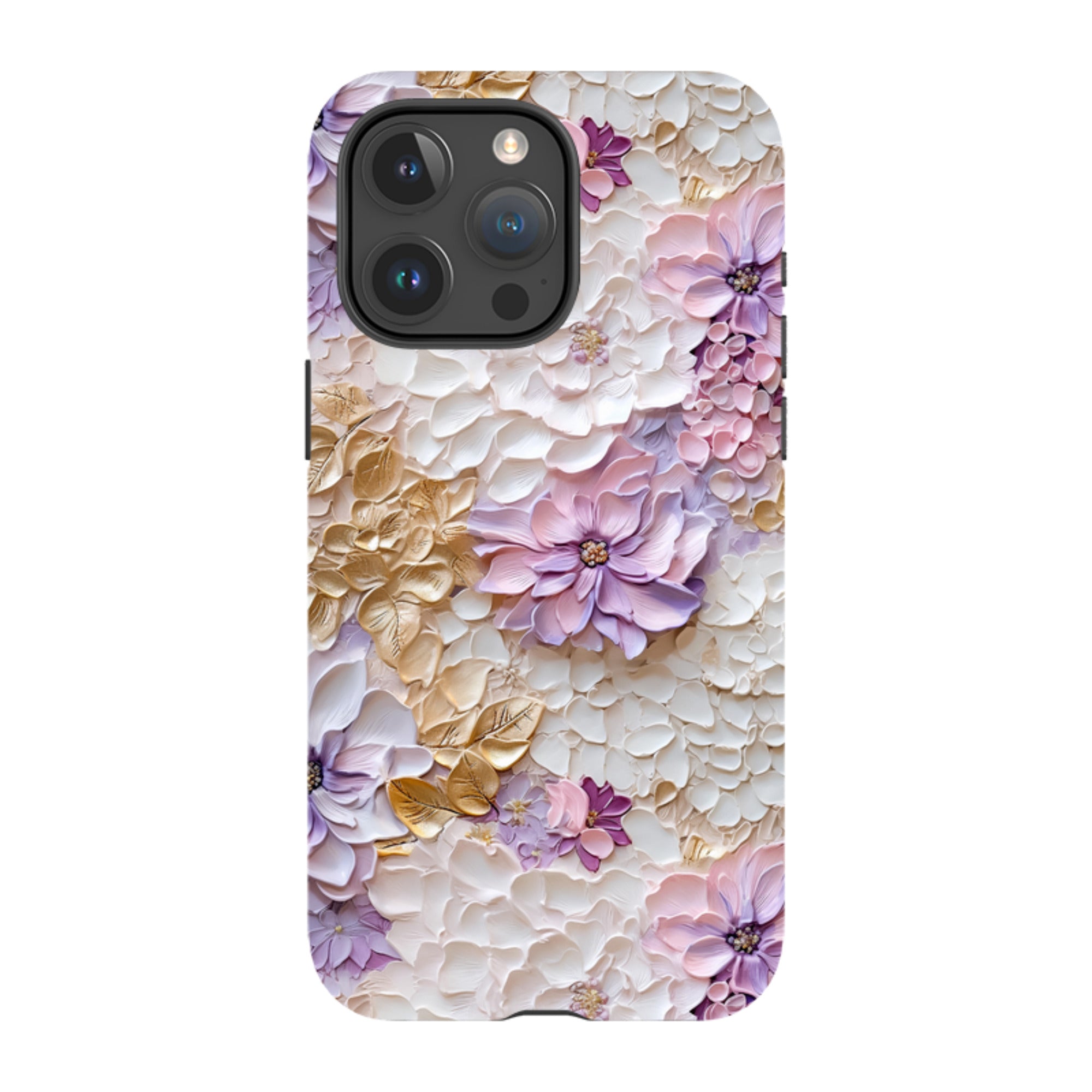 iPhone Tough Case -Gold & Mauve