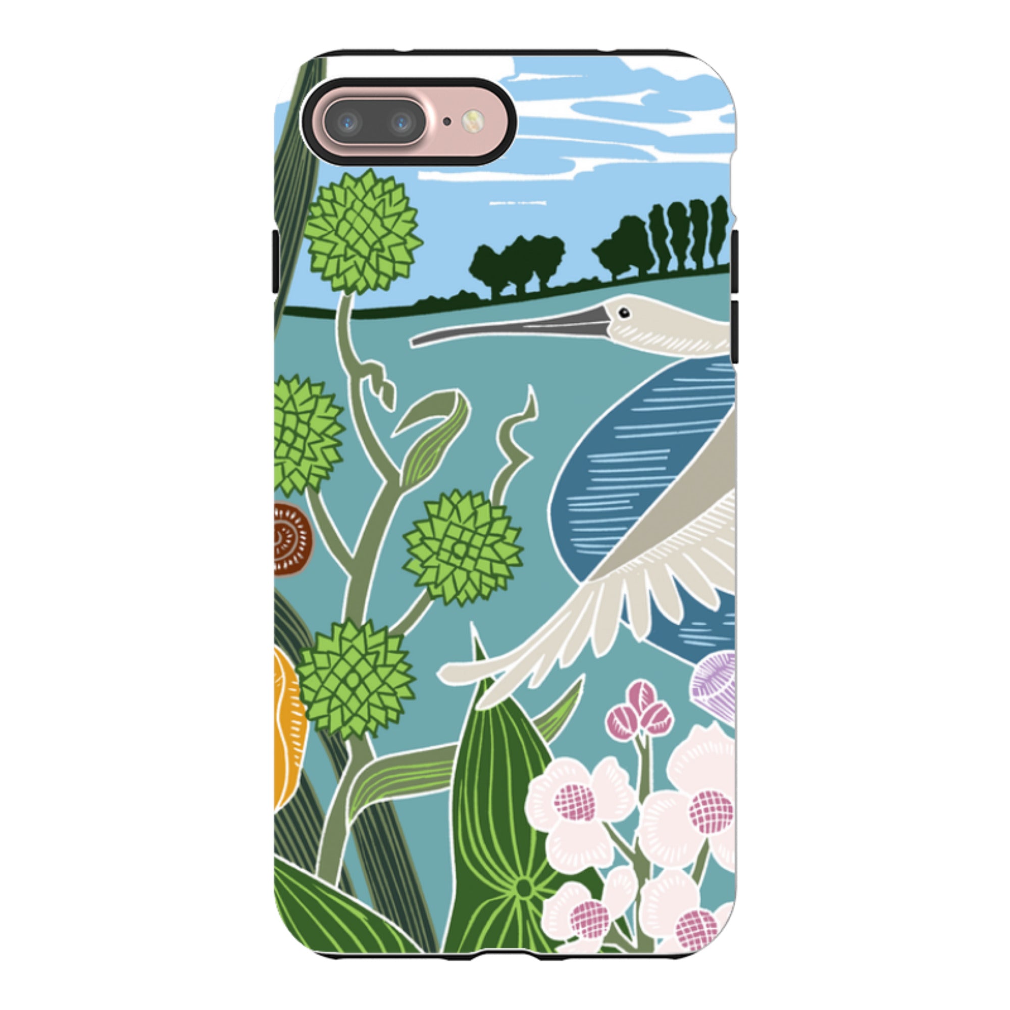 iPhone Tough Case - Spoonbill By Kate Heiss