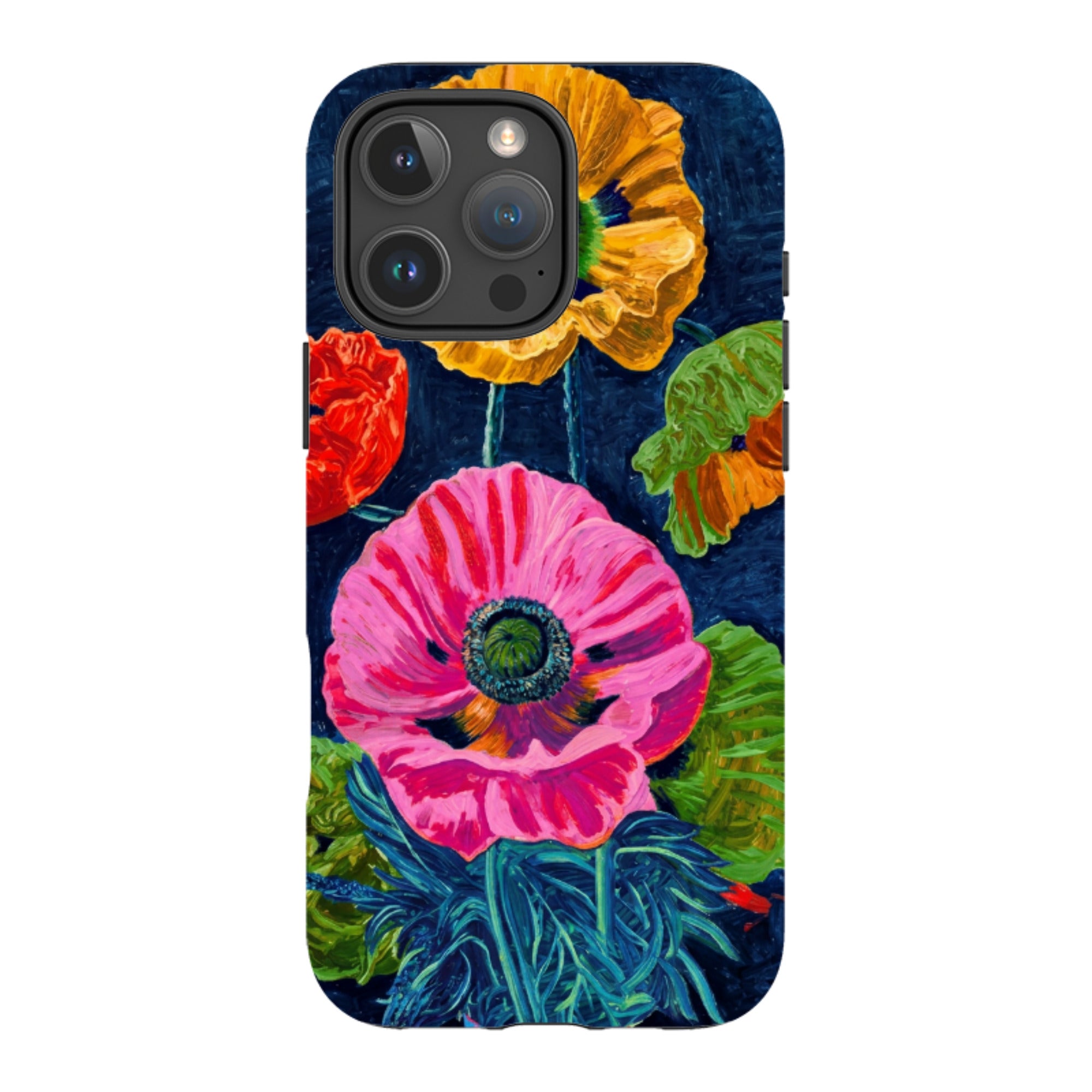 iPhone MagSafe Tough Case - Kisling Poppy Blue