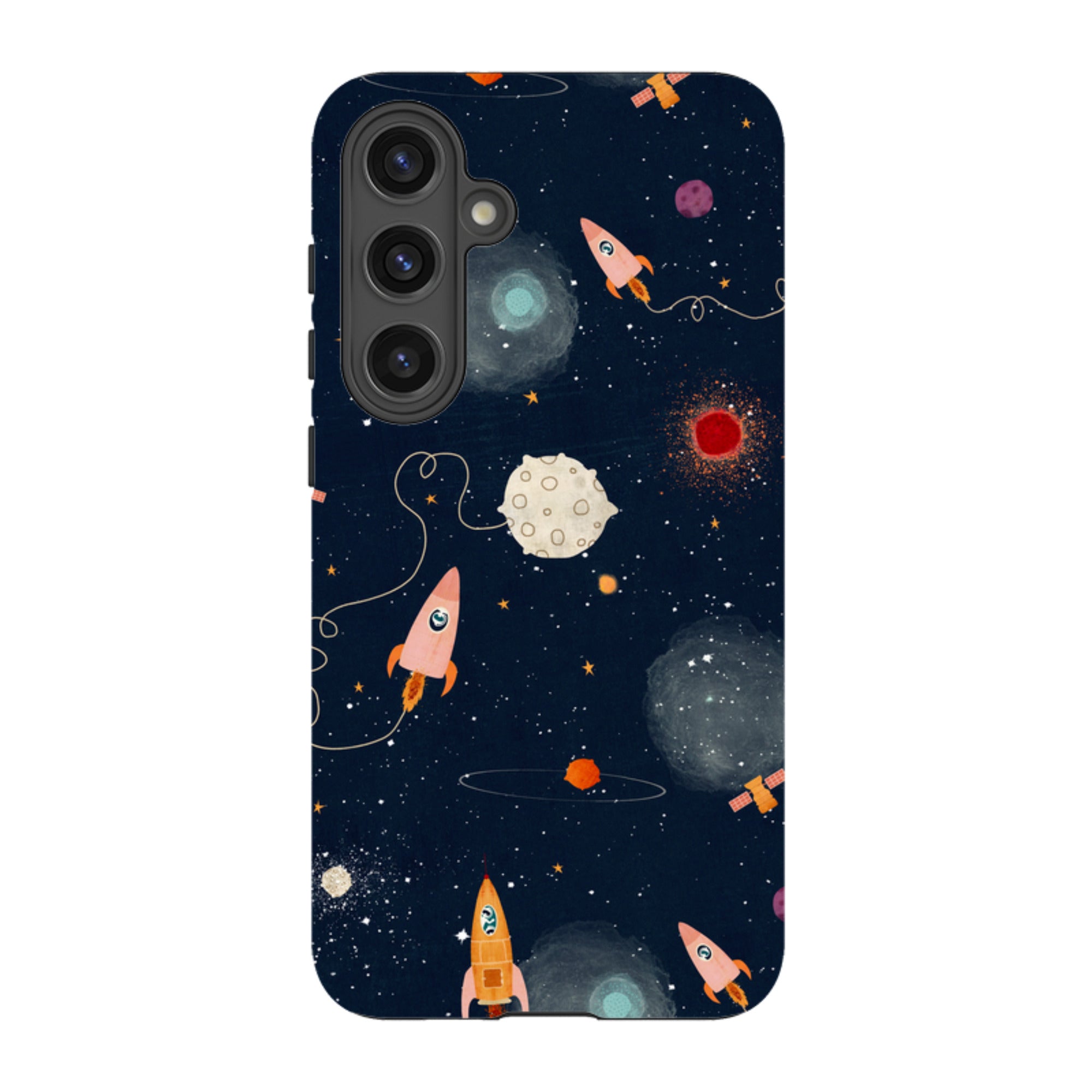 Samsung Tough Case - Rockets Midnight By Katherine Quinn