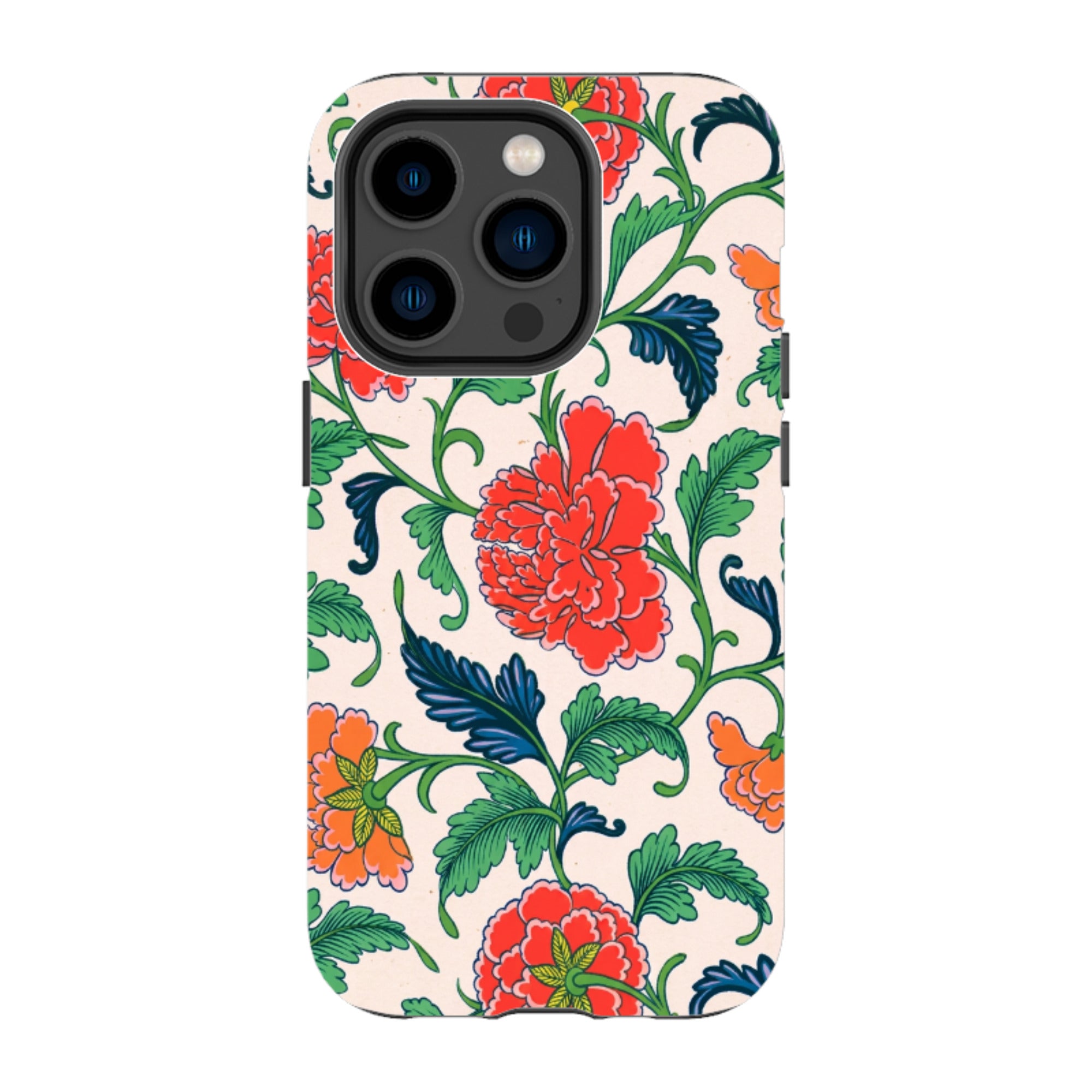 iPhone Tough Case - Vintage Peony Floral