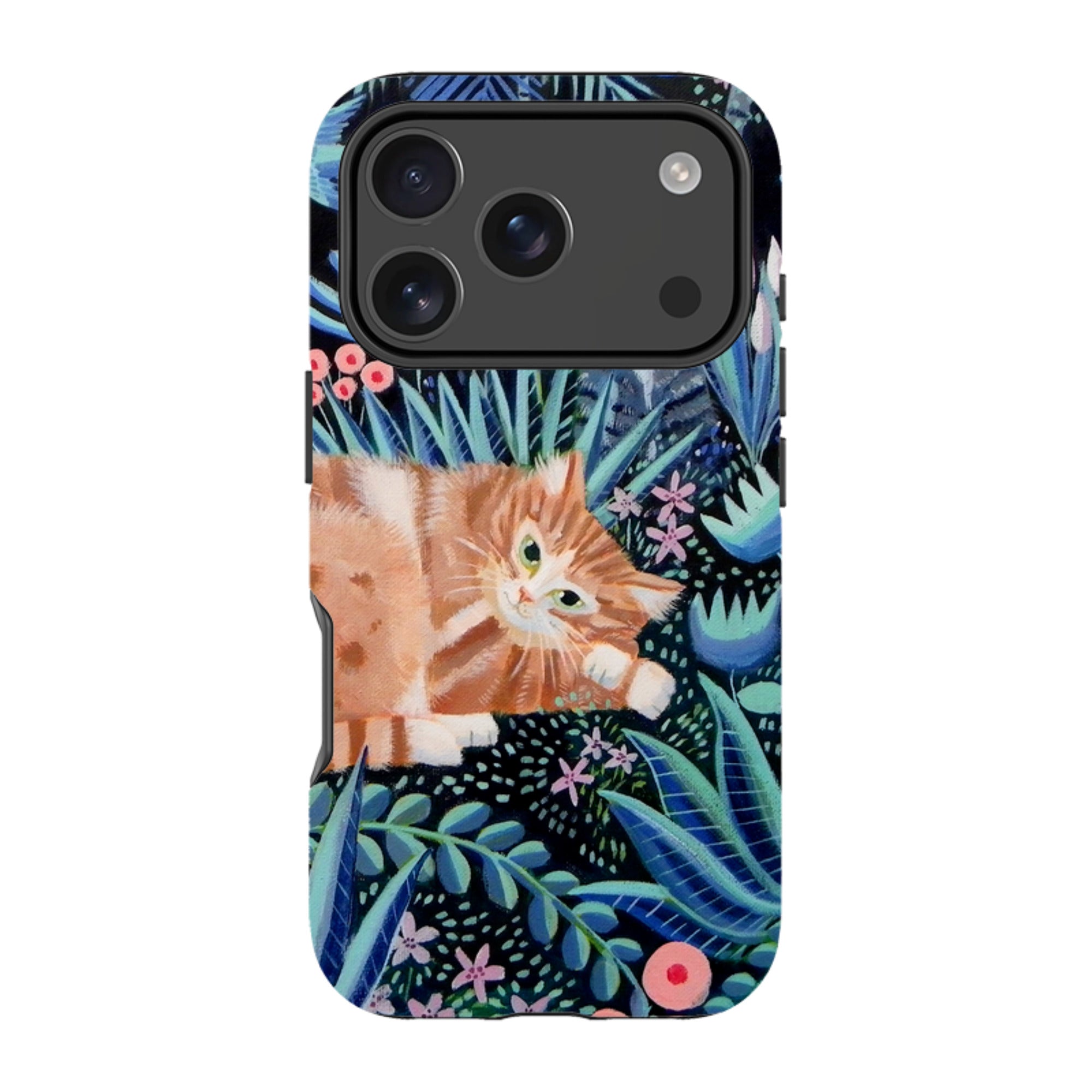iPhone Tough Case - Night Cats By Mary Stubberfield