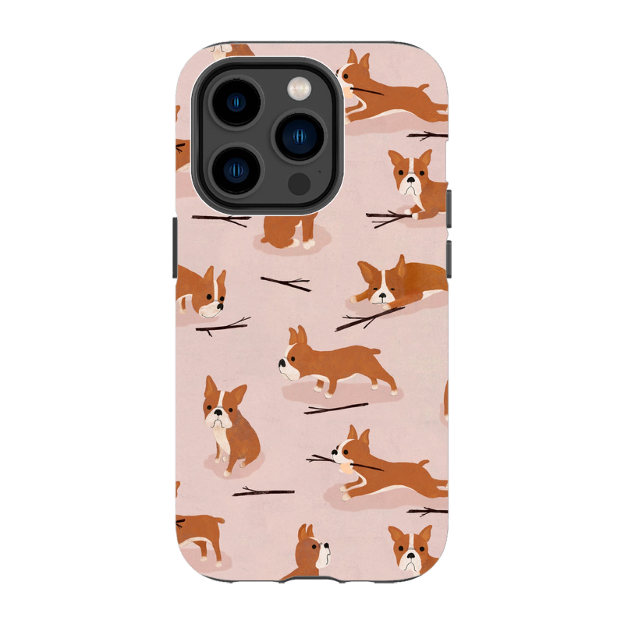 iPhone MagSafe Tough Case -  Boston Terrier By Katherine Quinn