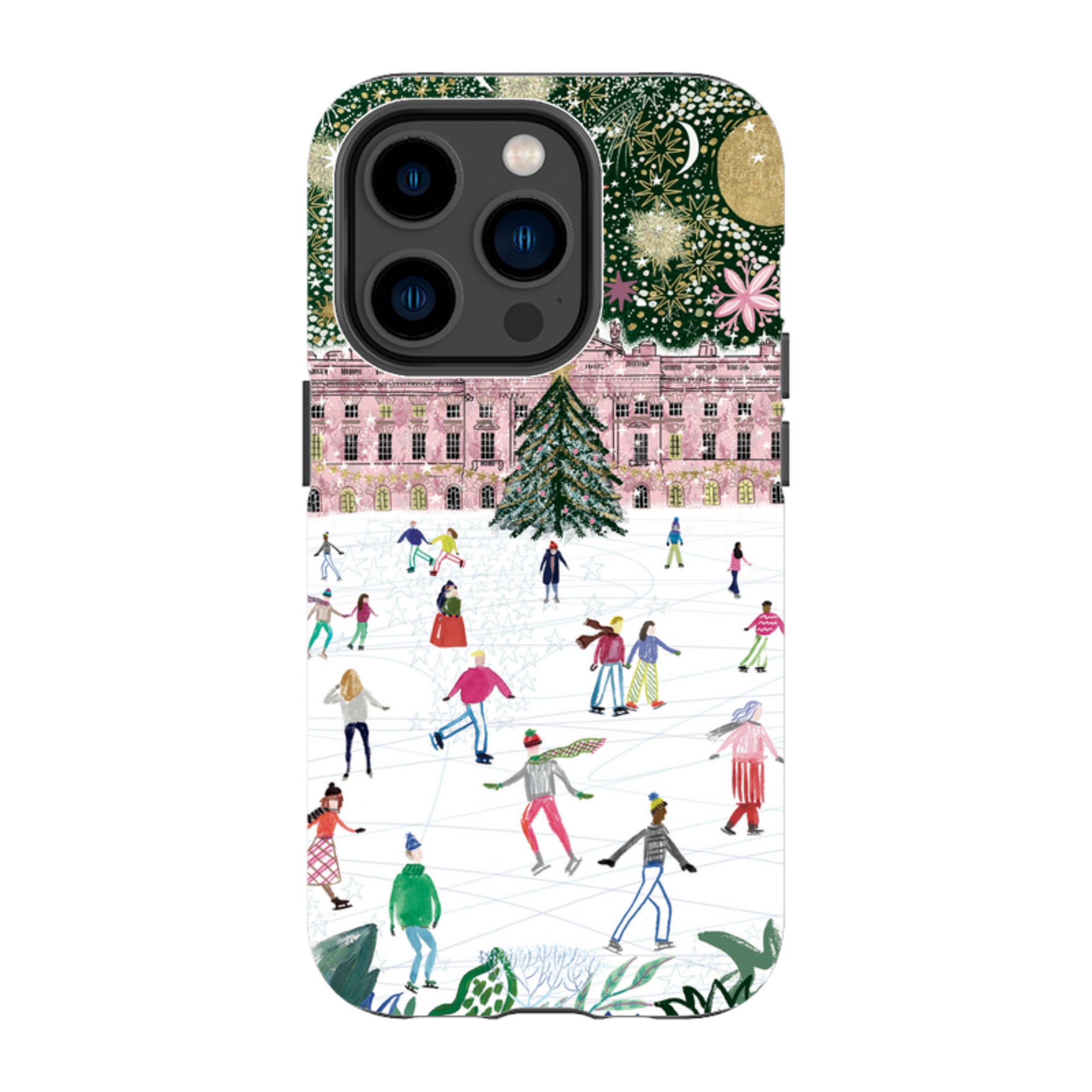 iPhone Tough Case - Skating At Somerset House By Emma Frances Grant