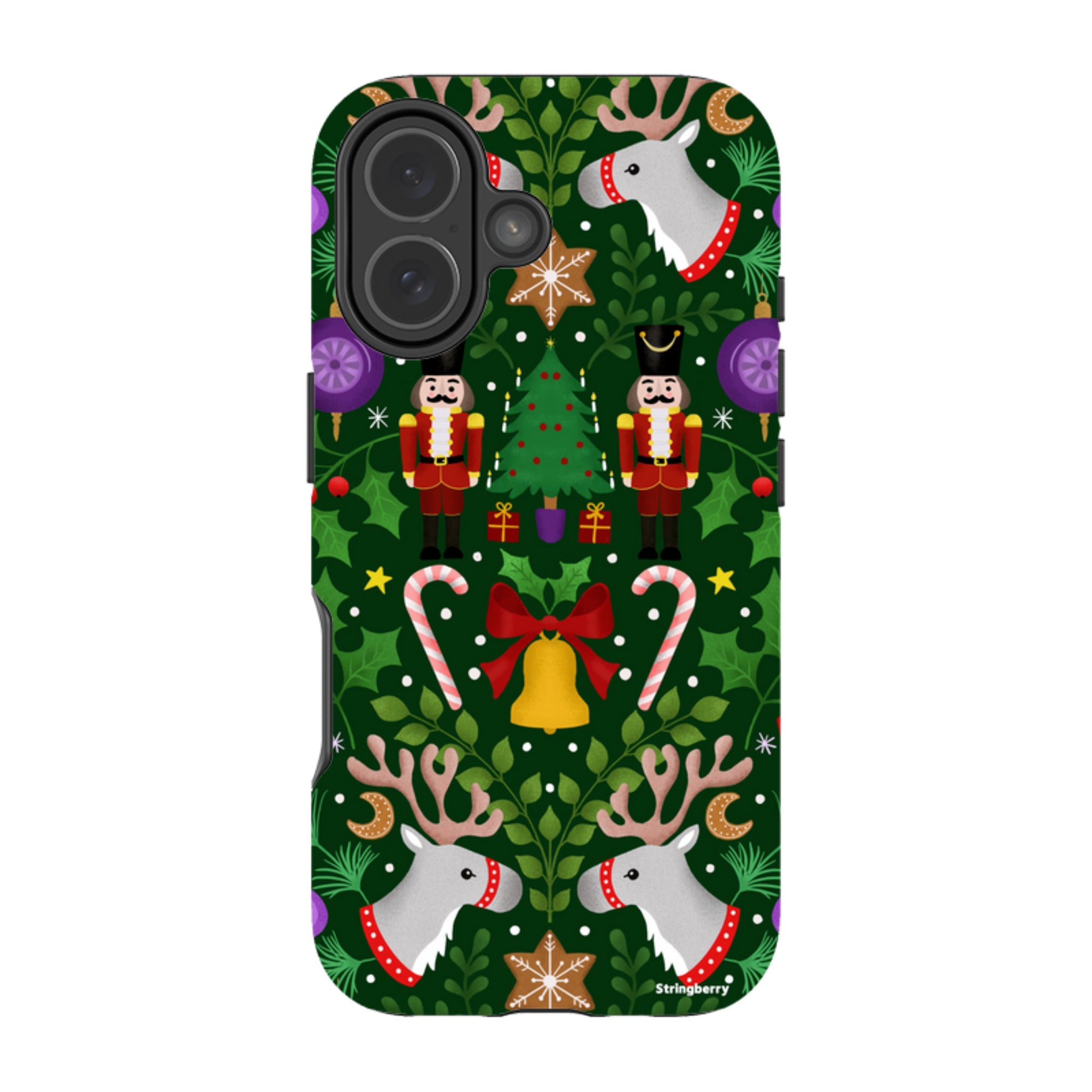 iPhone Tough Case - Xmas Pattern I By Bex Parkin