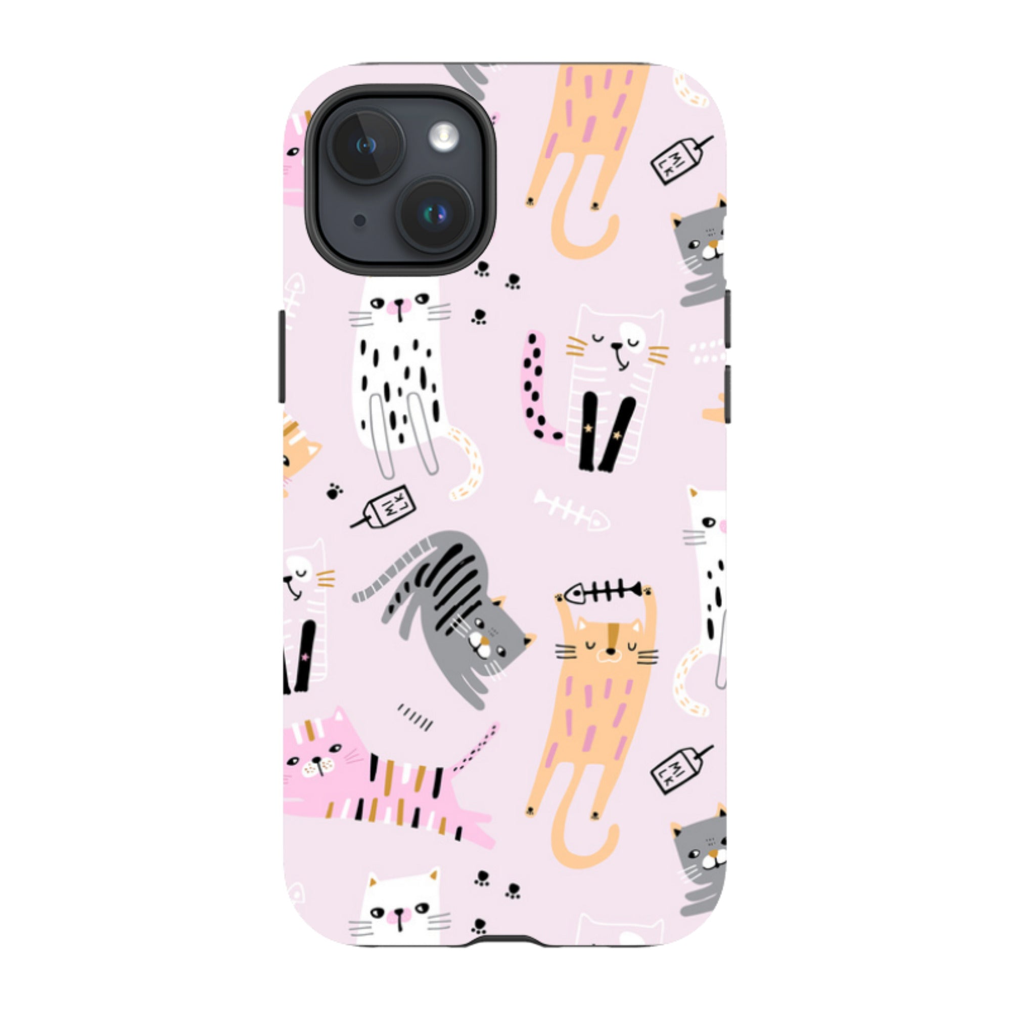 iPhone MagSafe Tough Case - Cat and Bone Pink