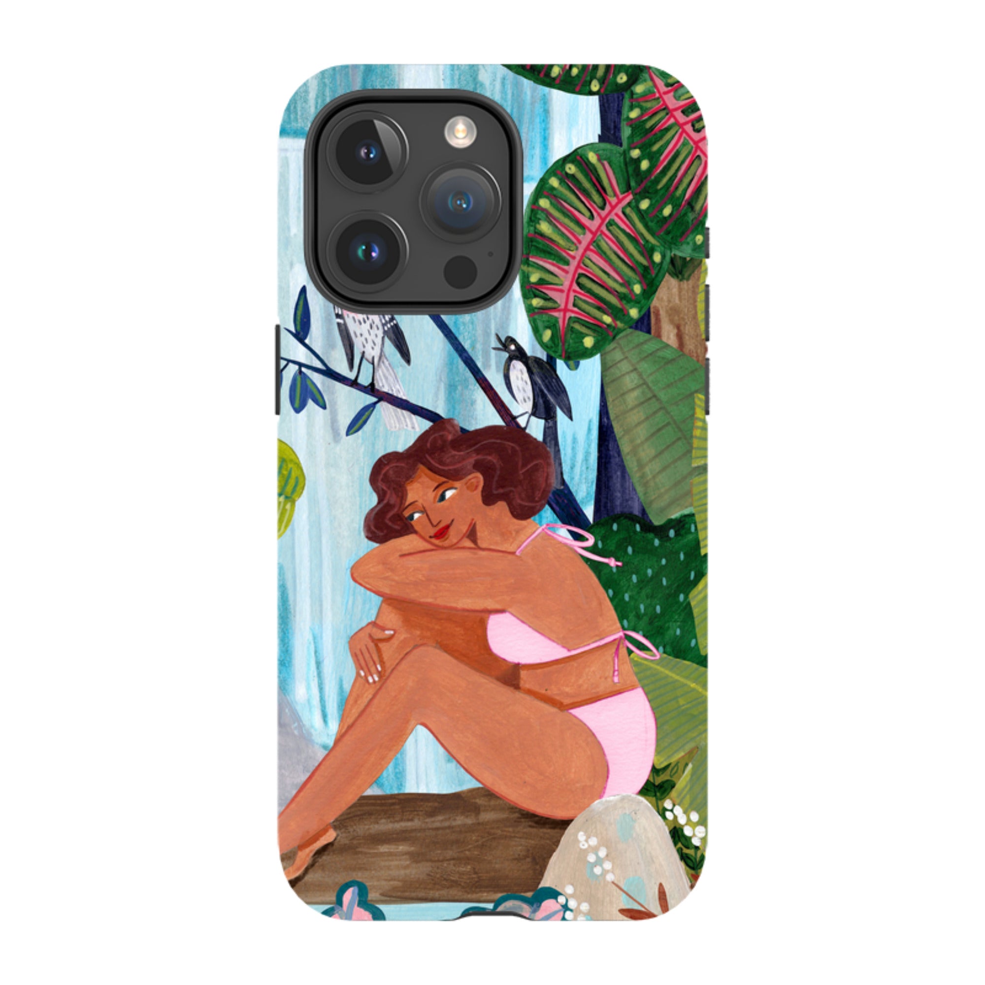 iPhone Tough Case - Waterfall By Caroline Bonne Muller