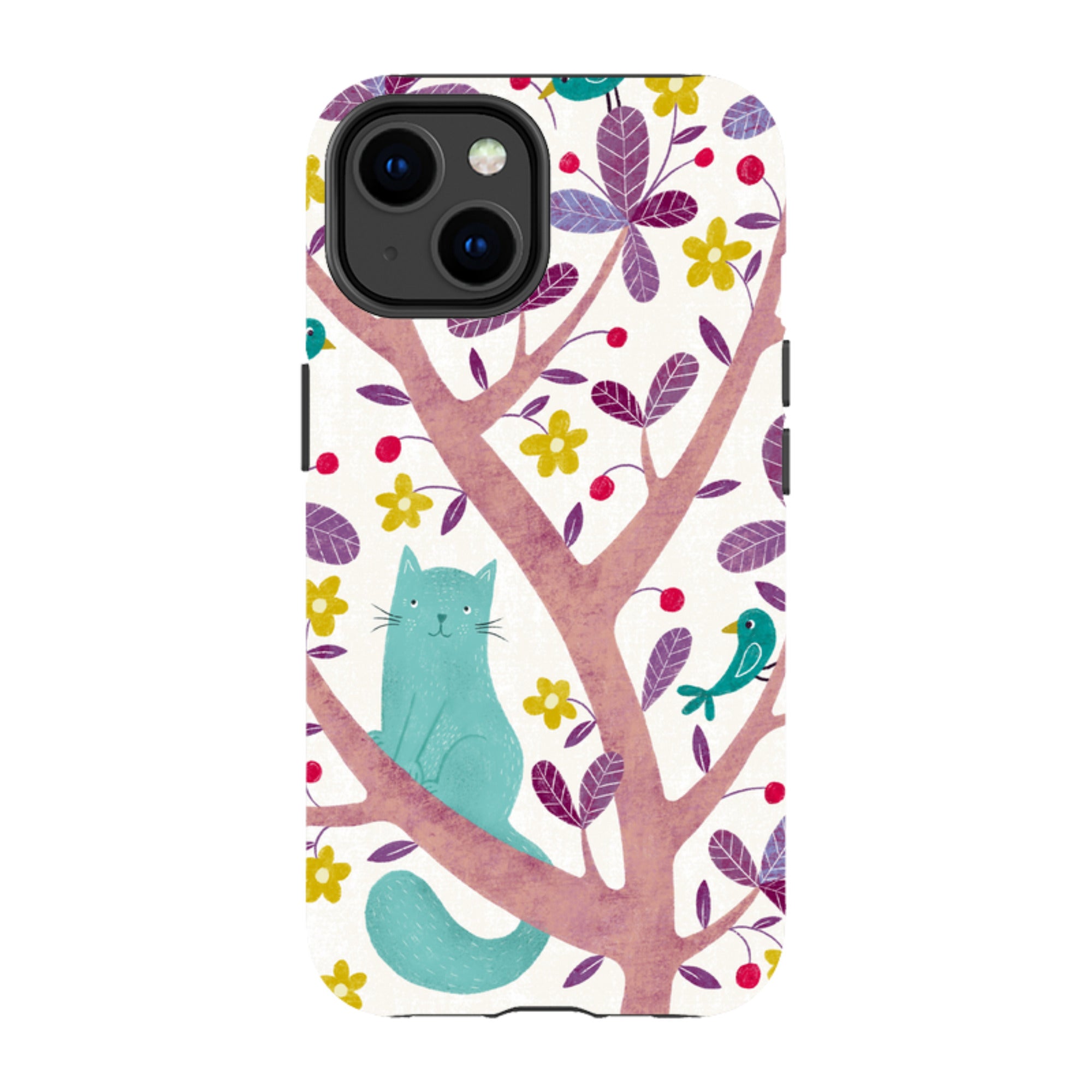 iPhone MagSafe Tough Case -  Cat and Bird By Suzy Taylor