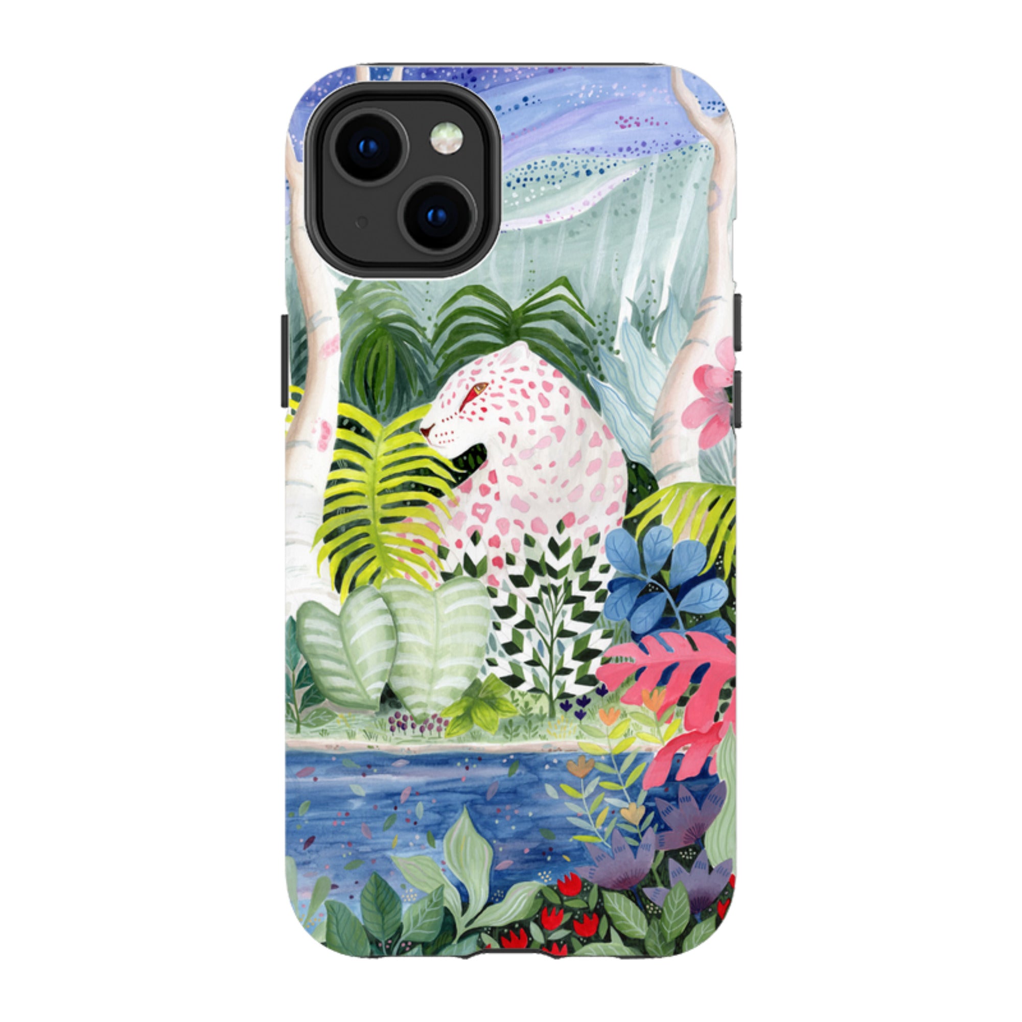 iPhone Tough Case - Cosmic Leopard By Bex Parkin