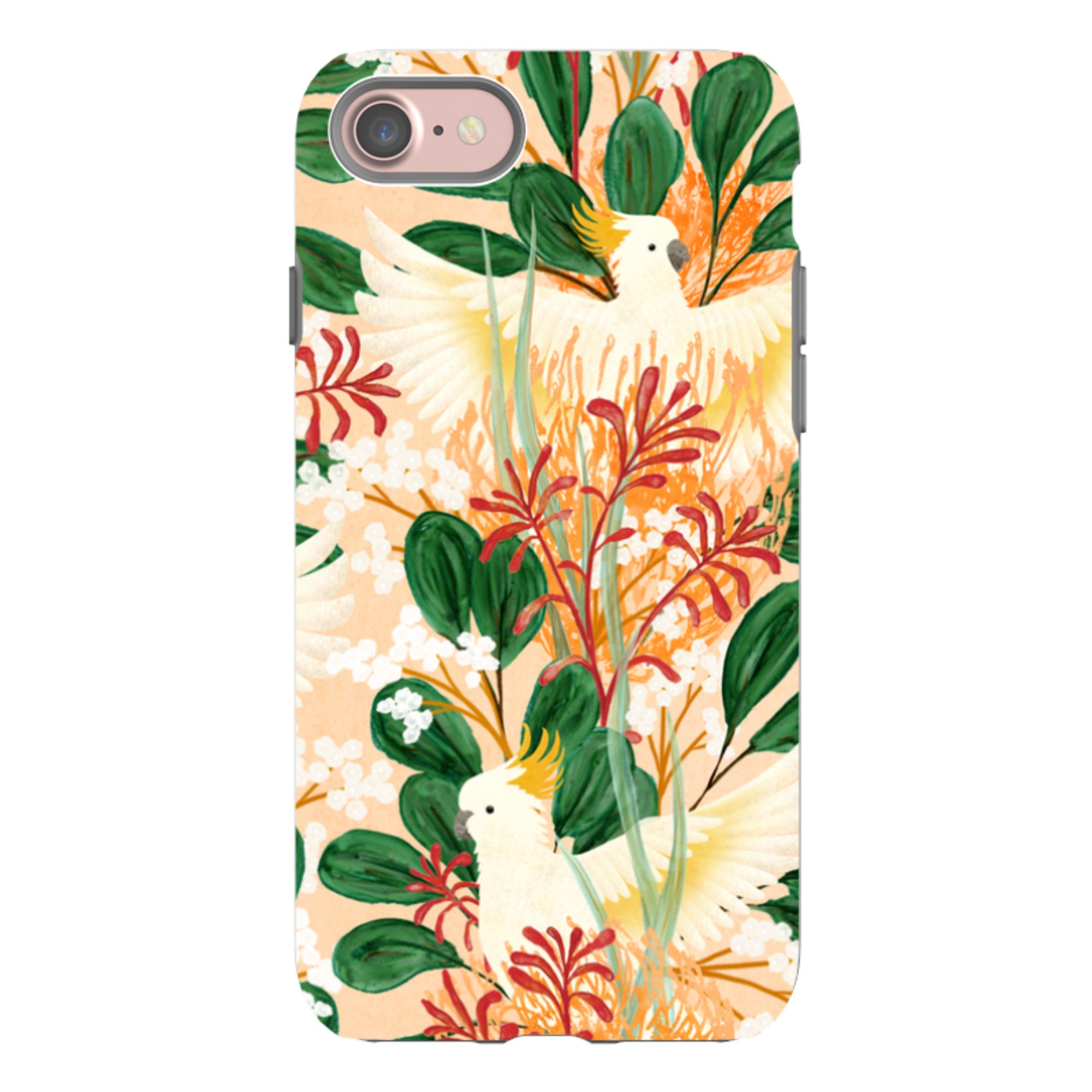 iPhone Tough Case - Cockatoo By Katherine Quinn