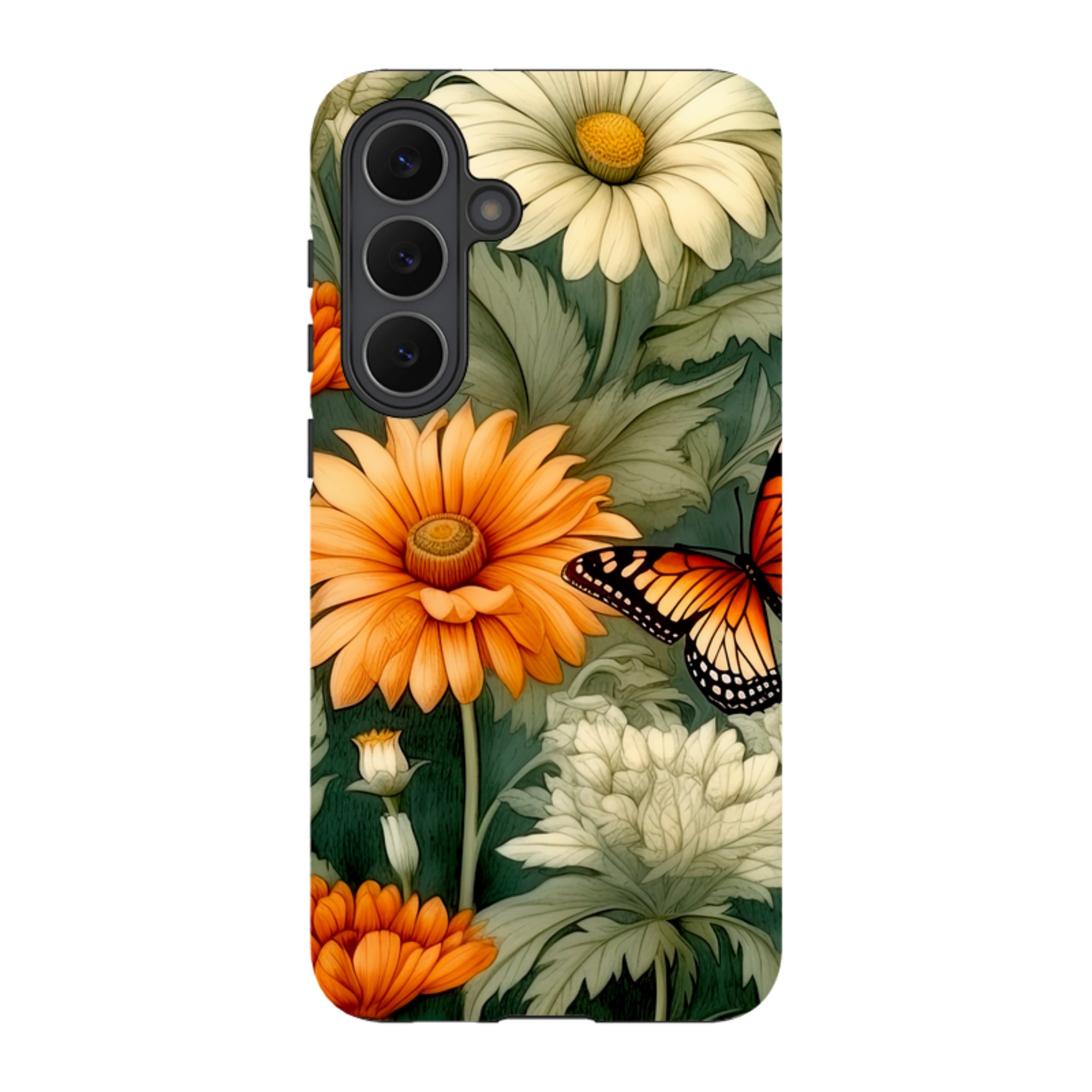 Samsung Tough Case - Butterfly Daisies IV