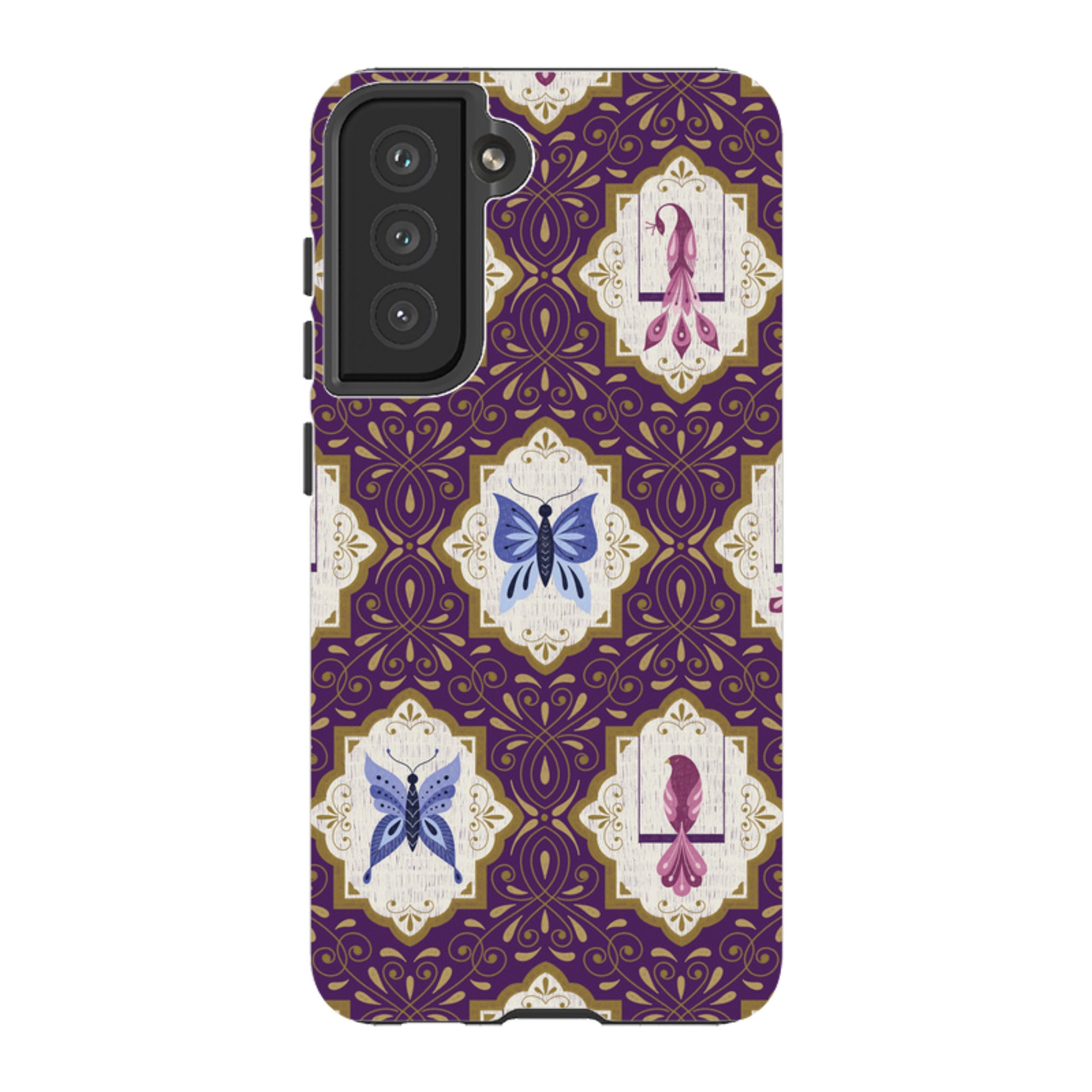 Samsung Tough Case - Wingframes Purple By Jenny Zemanek