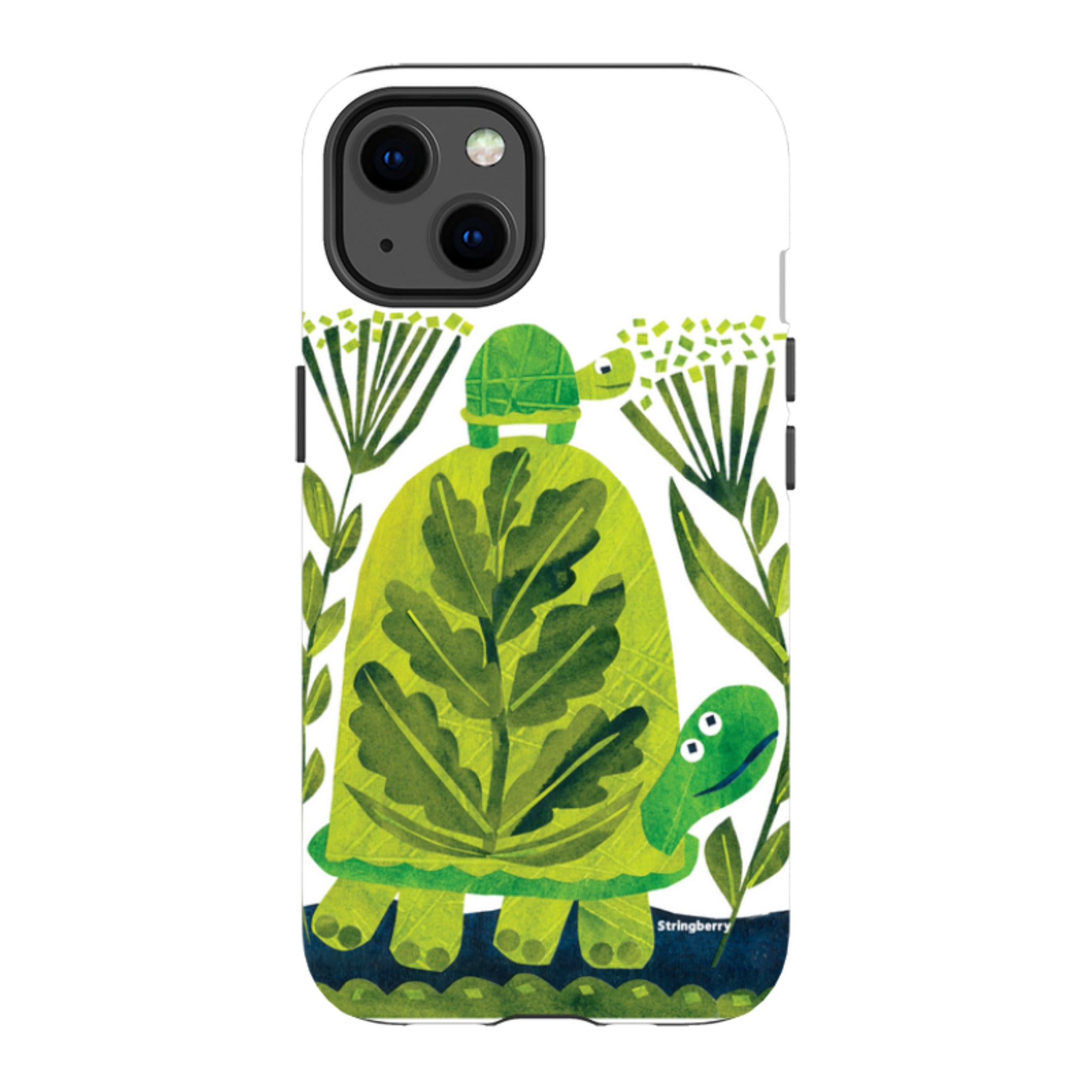 iPhone MagSafe Tough Case - Folk Tortoise By Tracey English