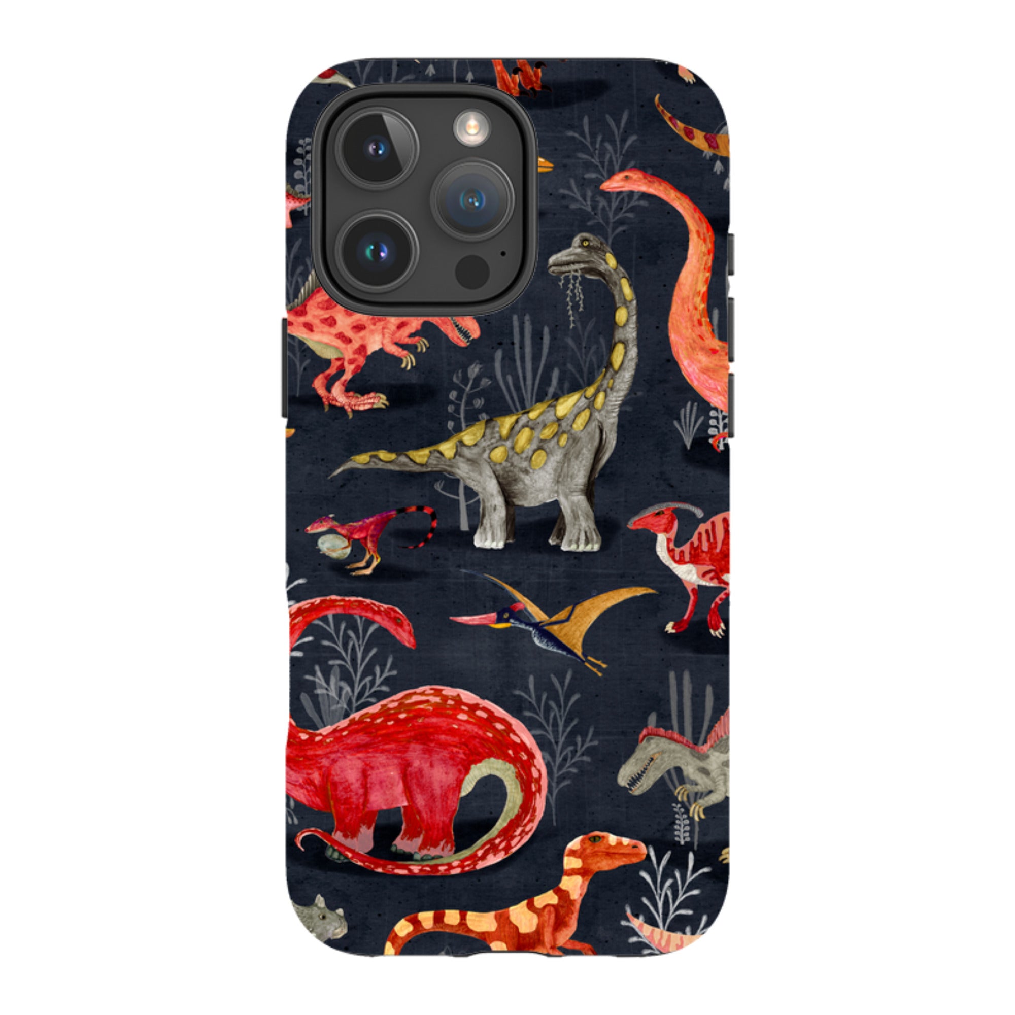 iPhone Tough Case - Parisian Dinosaurs By Katherine Quinn
