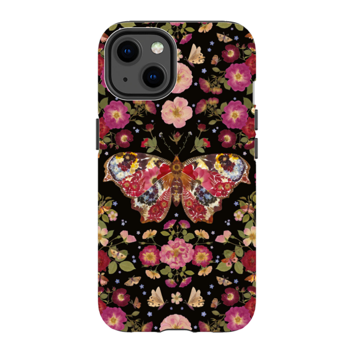 iPhone Tough Case - Midnight Butterfly By Helen Ahpornsiri