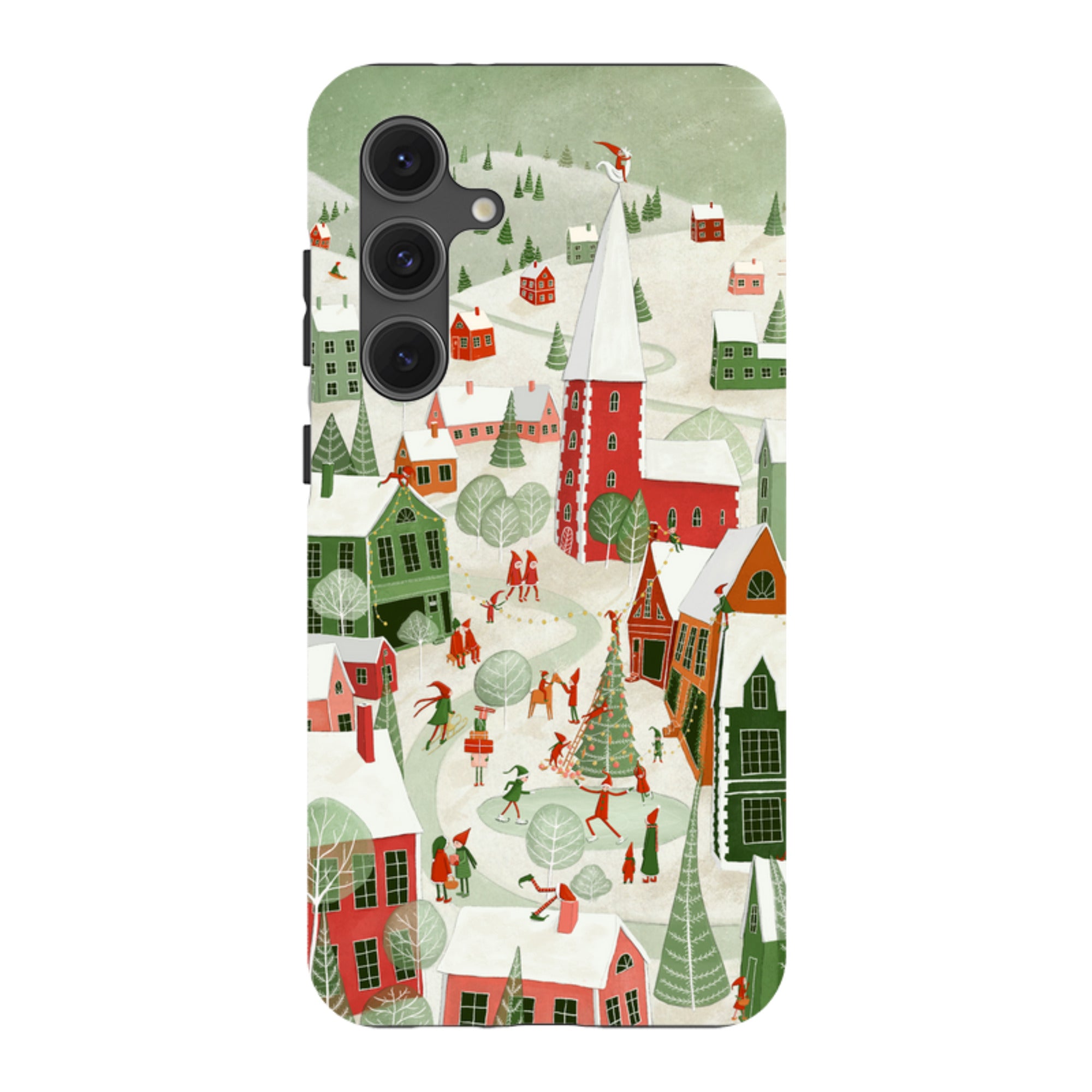 Samsung Tough Case - Christmas Town By Maja Lindberg