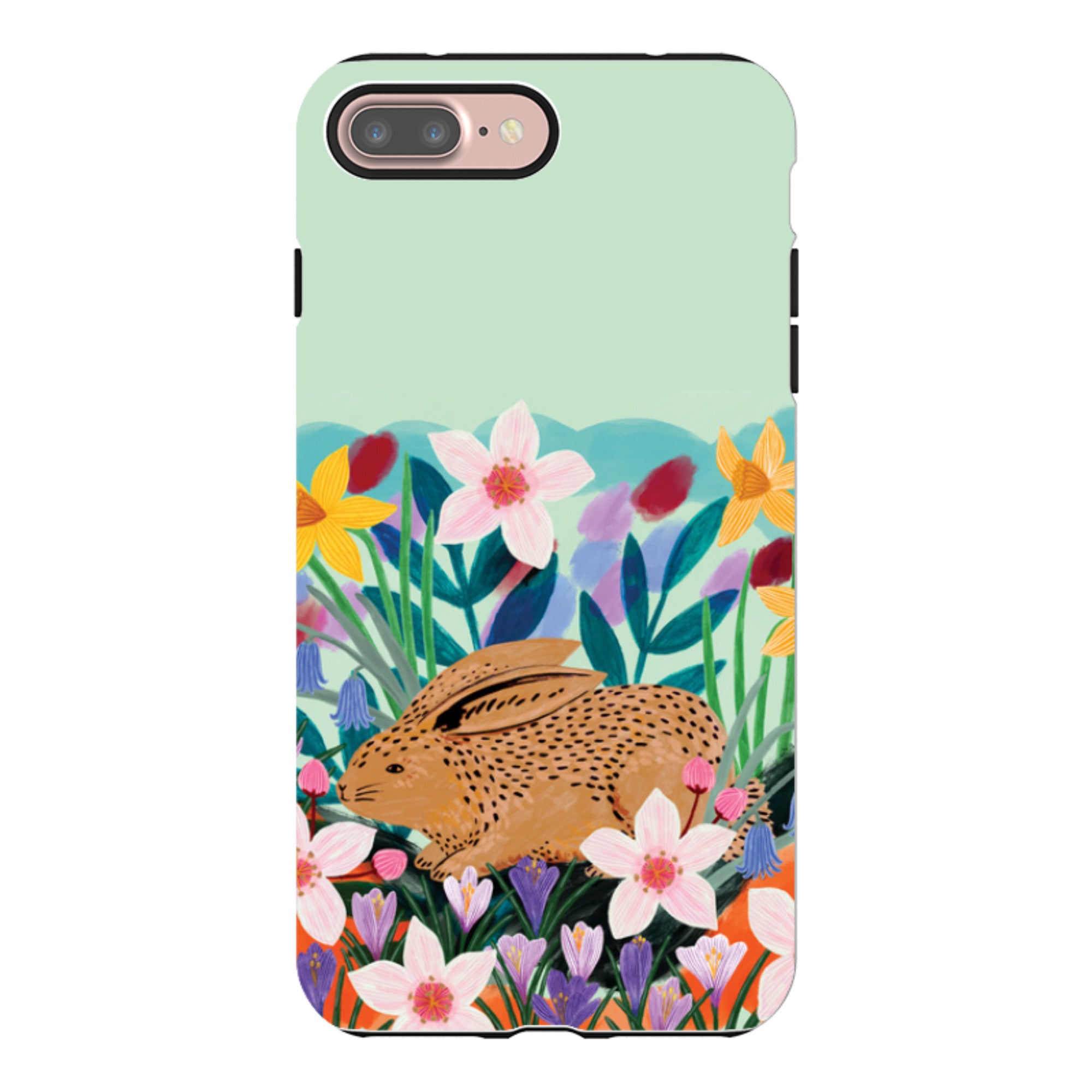iPhone Tough Case - Spring Bunny By Lee Foster Wilson