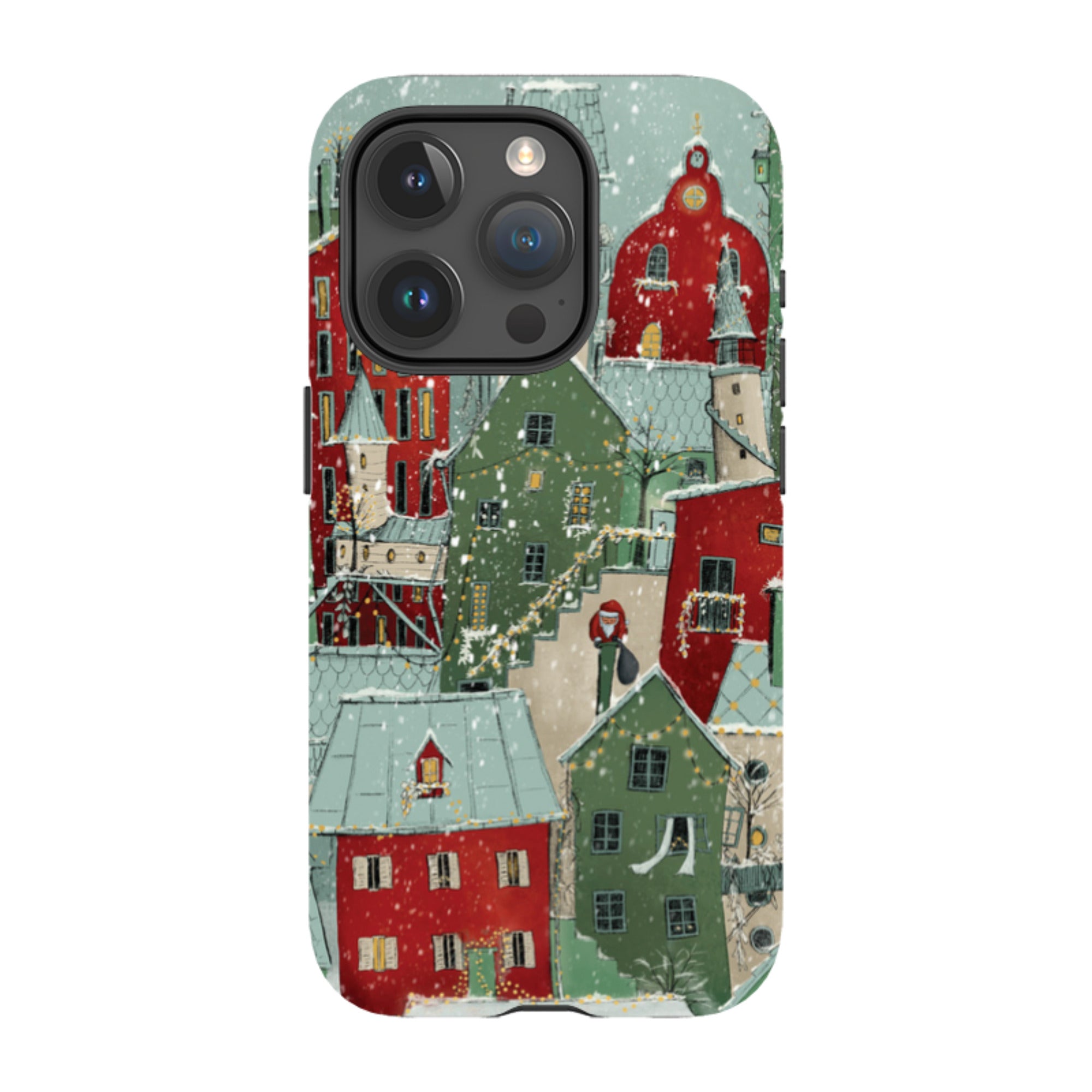iPhone Tough Case - Citywinkles Red By Maja Lindberg