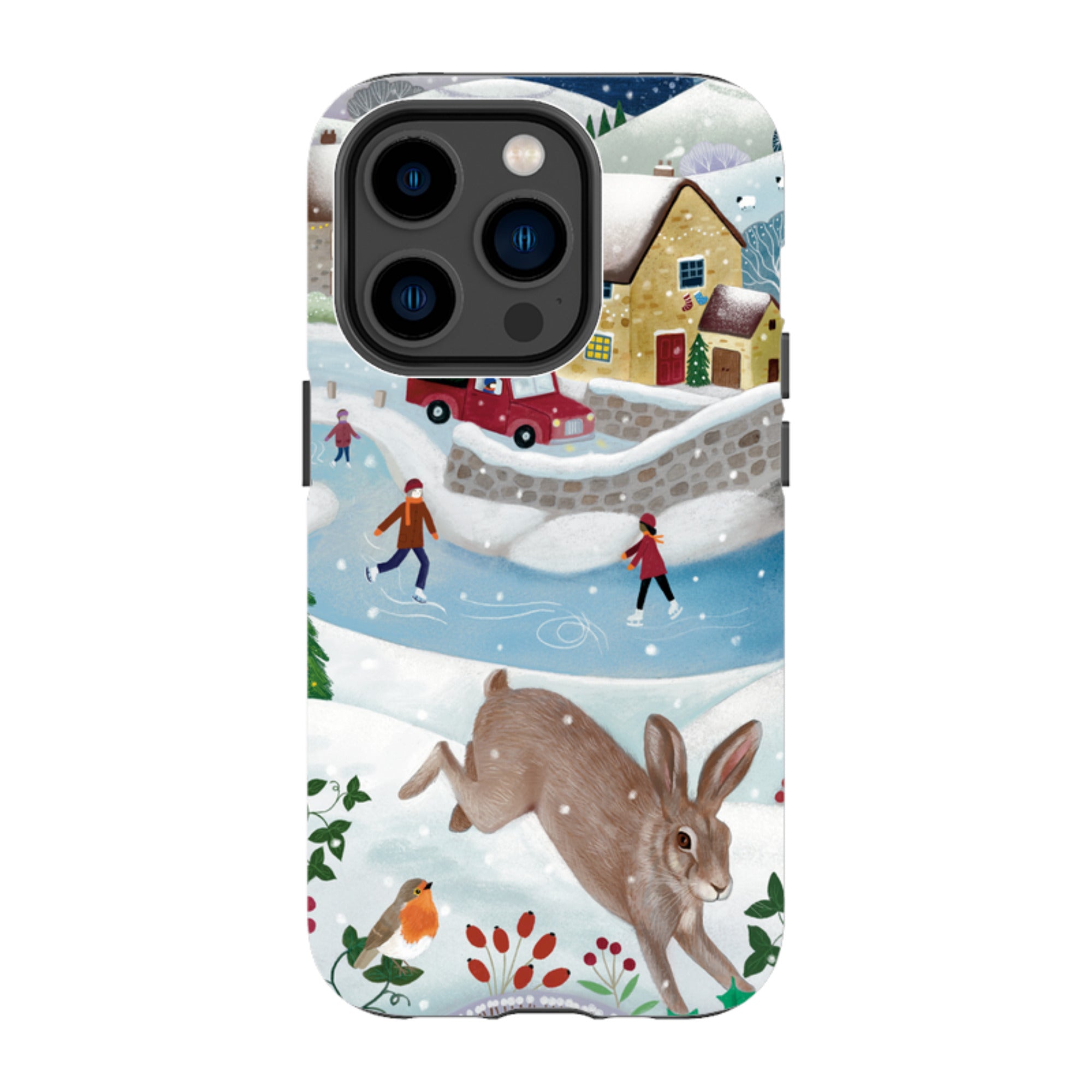 iPhone Tough Case - Advent Rabbit By Bex Parkin