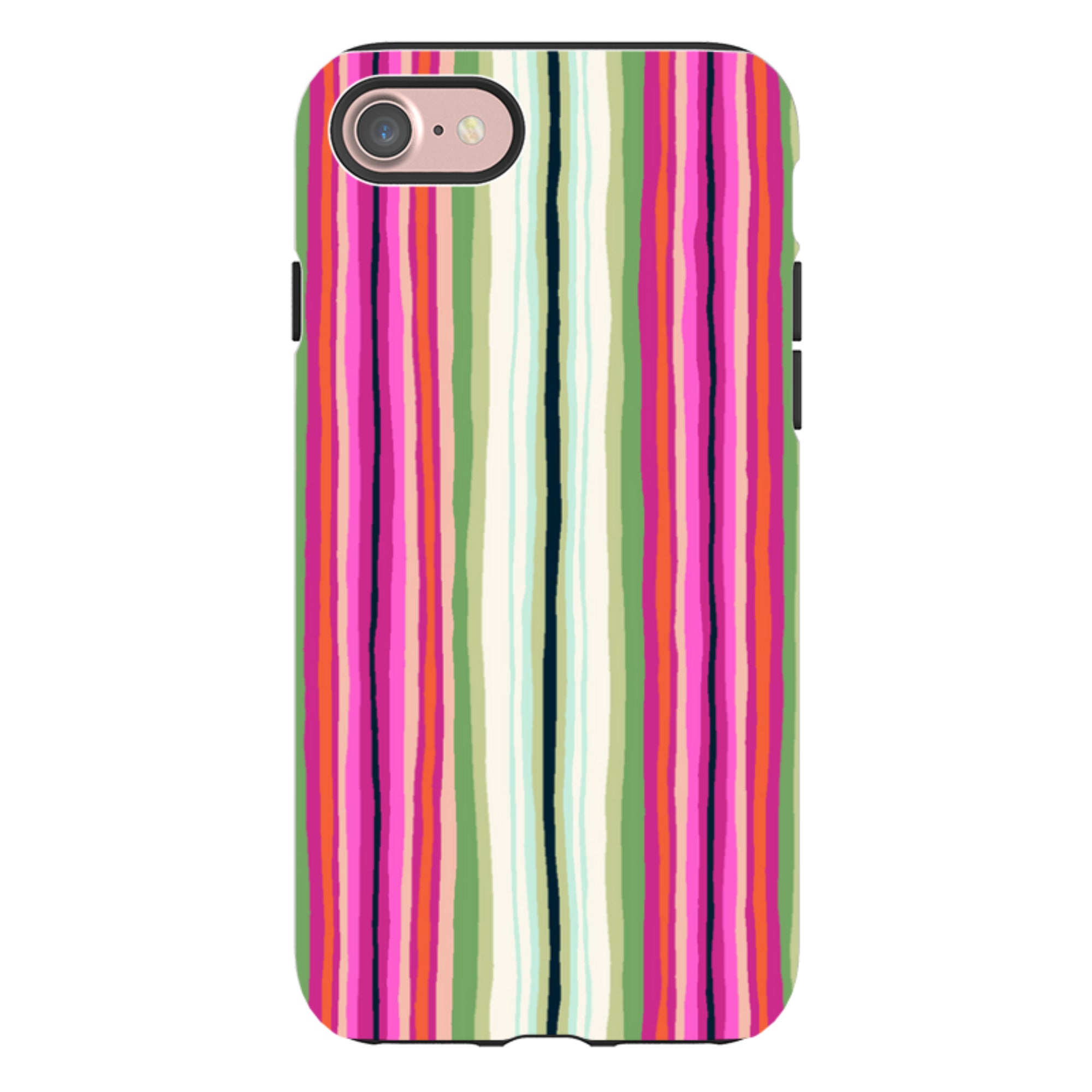 iPhone Tough Case - Atelier Stripe Windflower By Sarah Campbell
