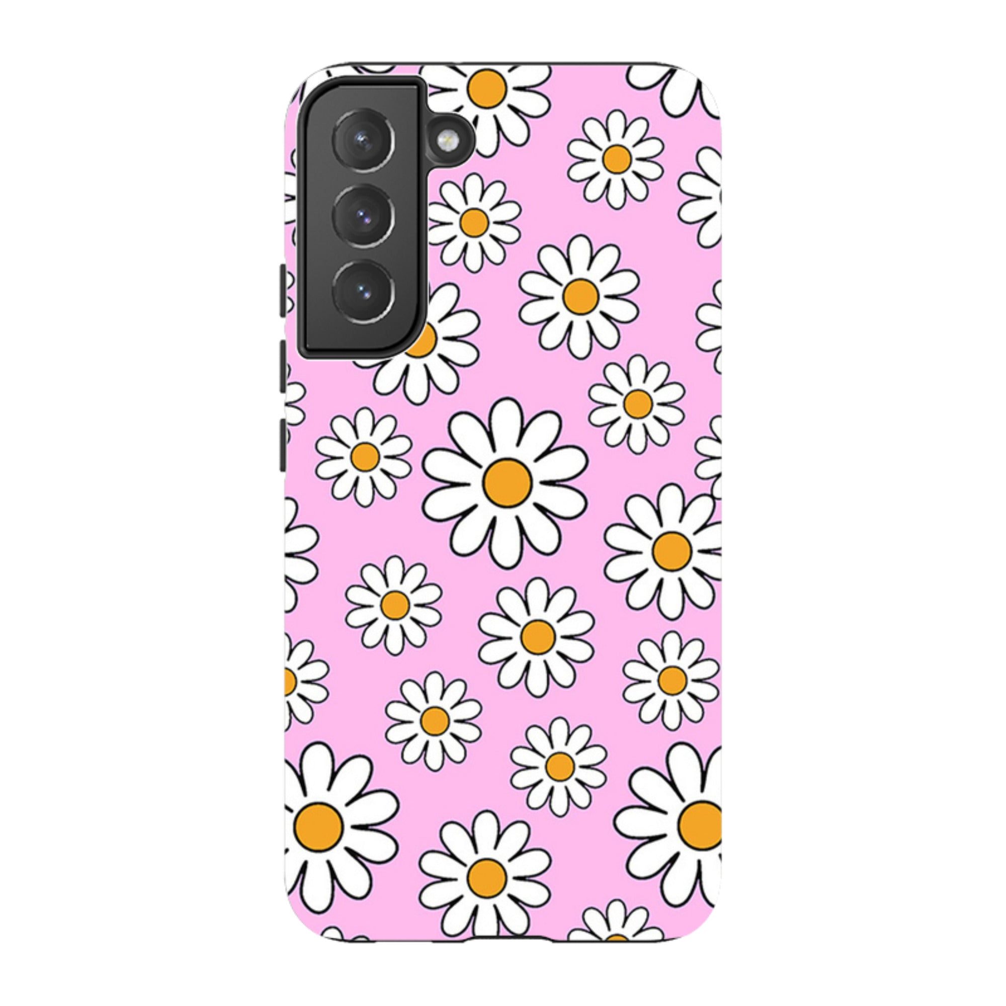 Samsung Tough Case - Pink Daises