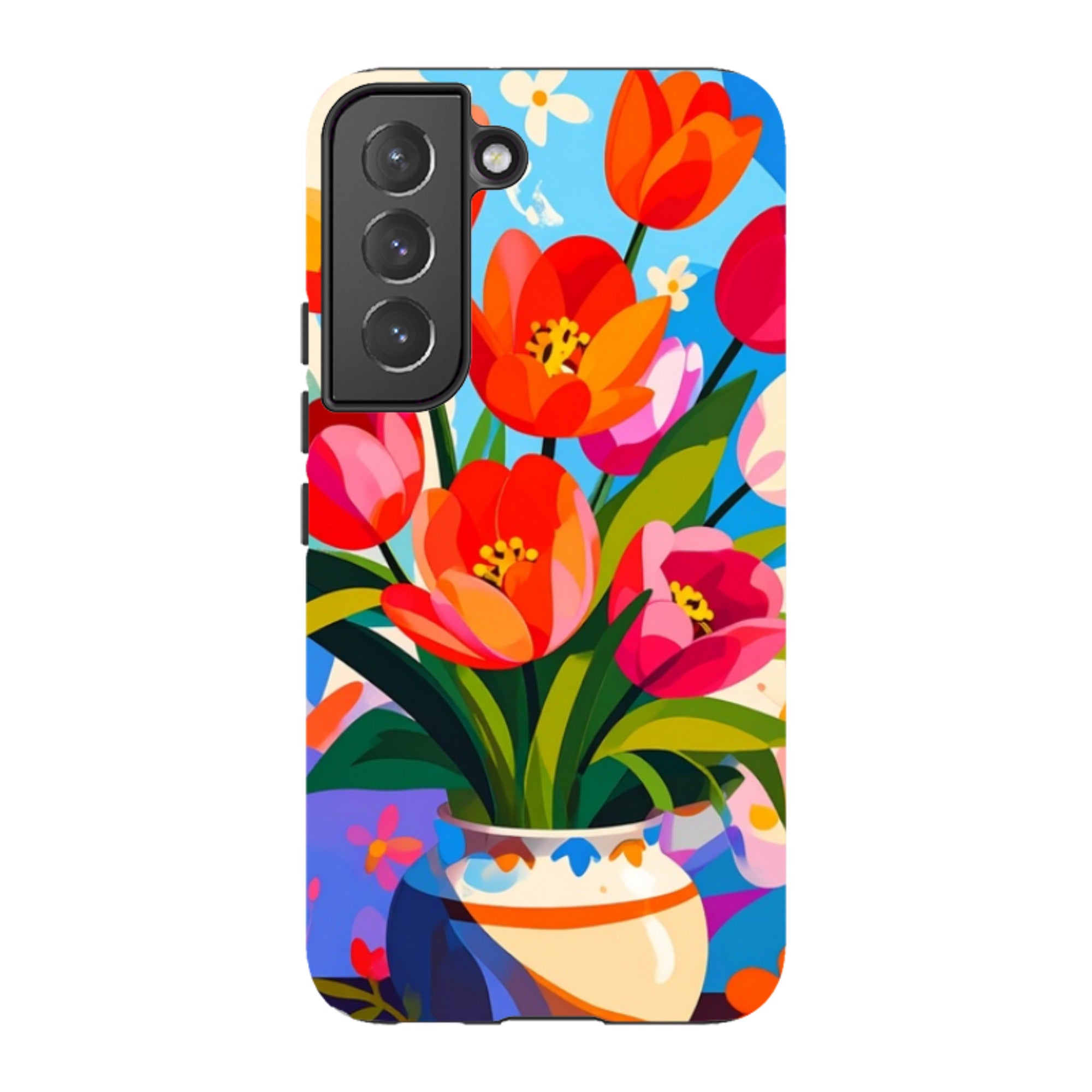 Samsung Tough Case - Tulip Pot Floral