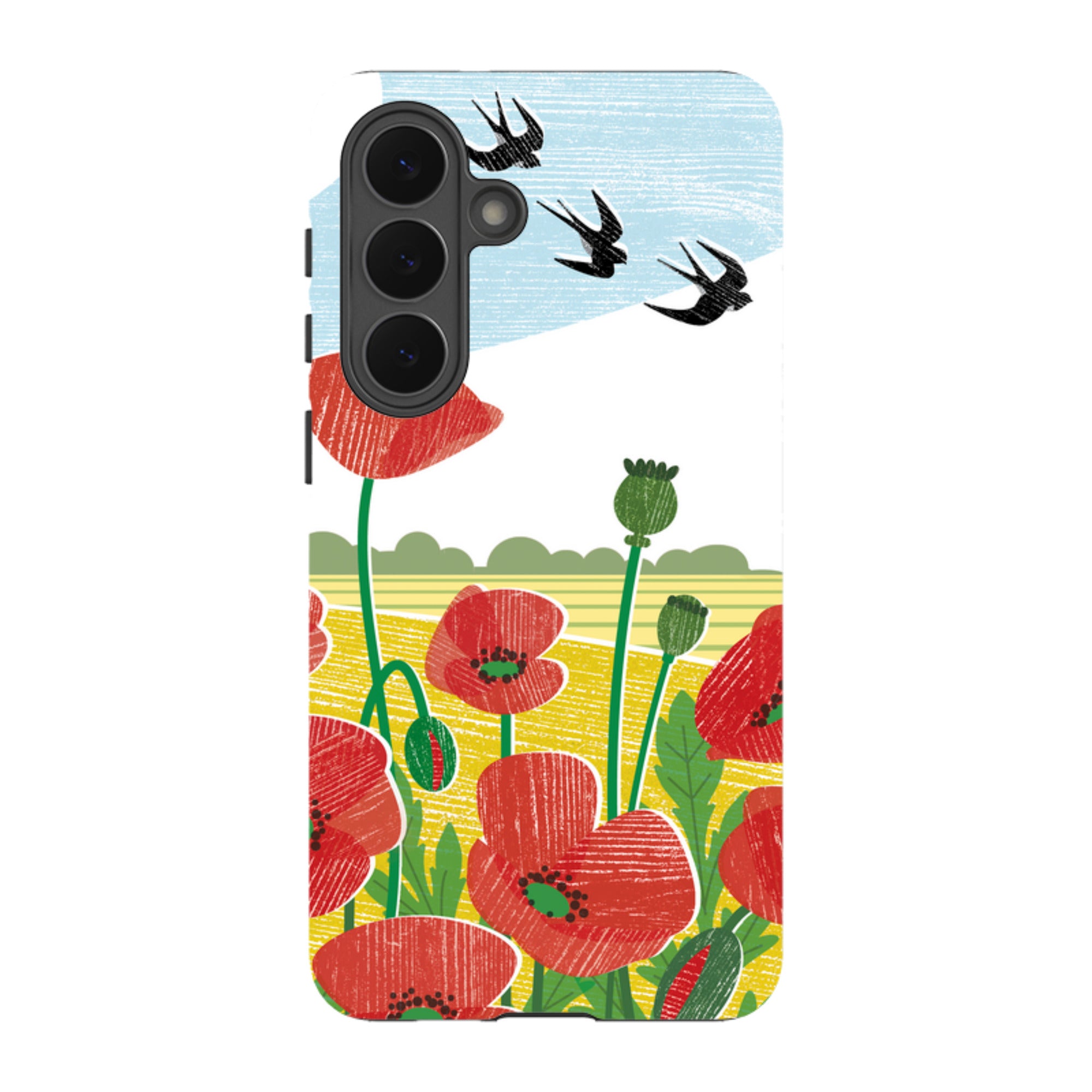 Samsung Tough Case - Poppy Fields By Liane Payne