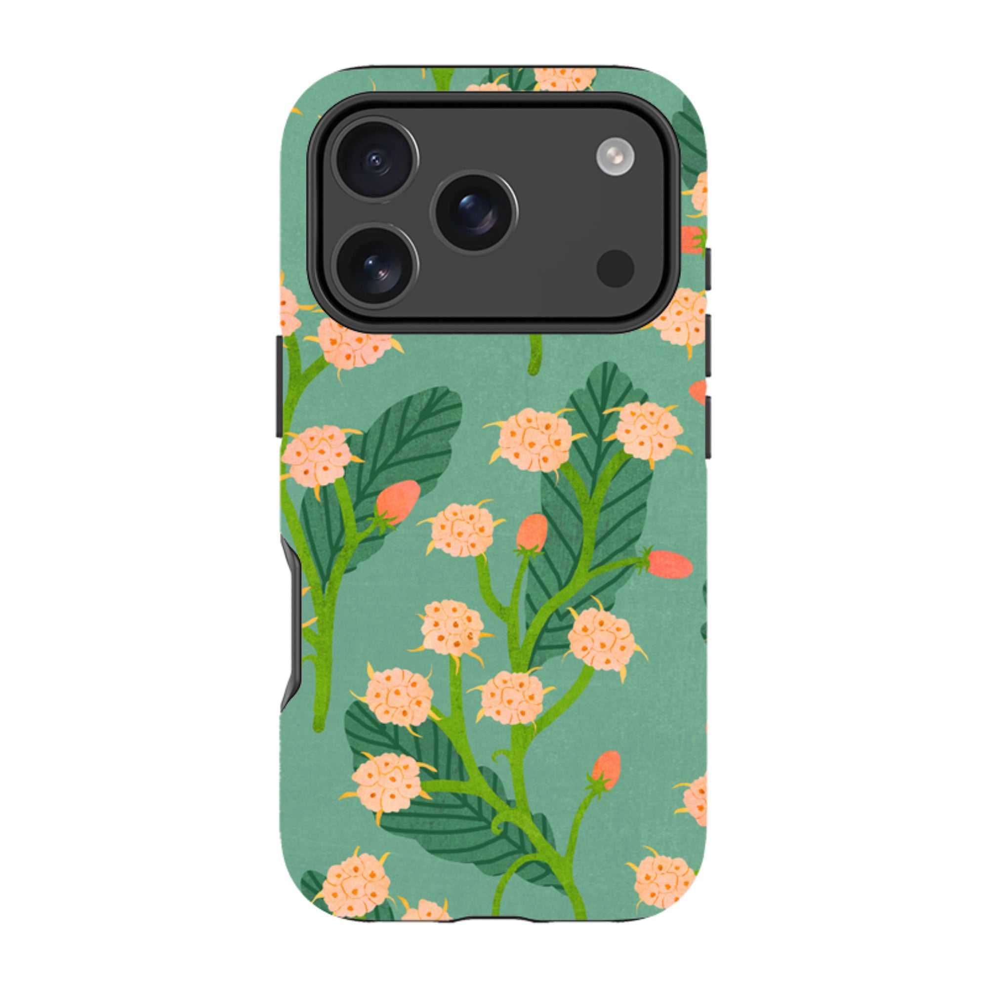 iPhone MagSafe Tough Case - Summer Seeds Teal By Katherine Quinn